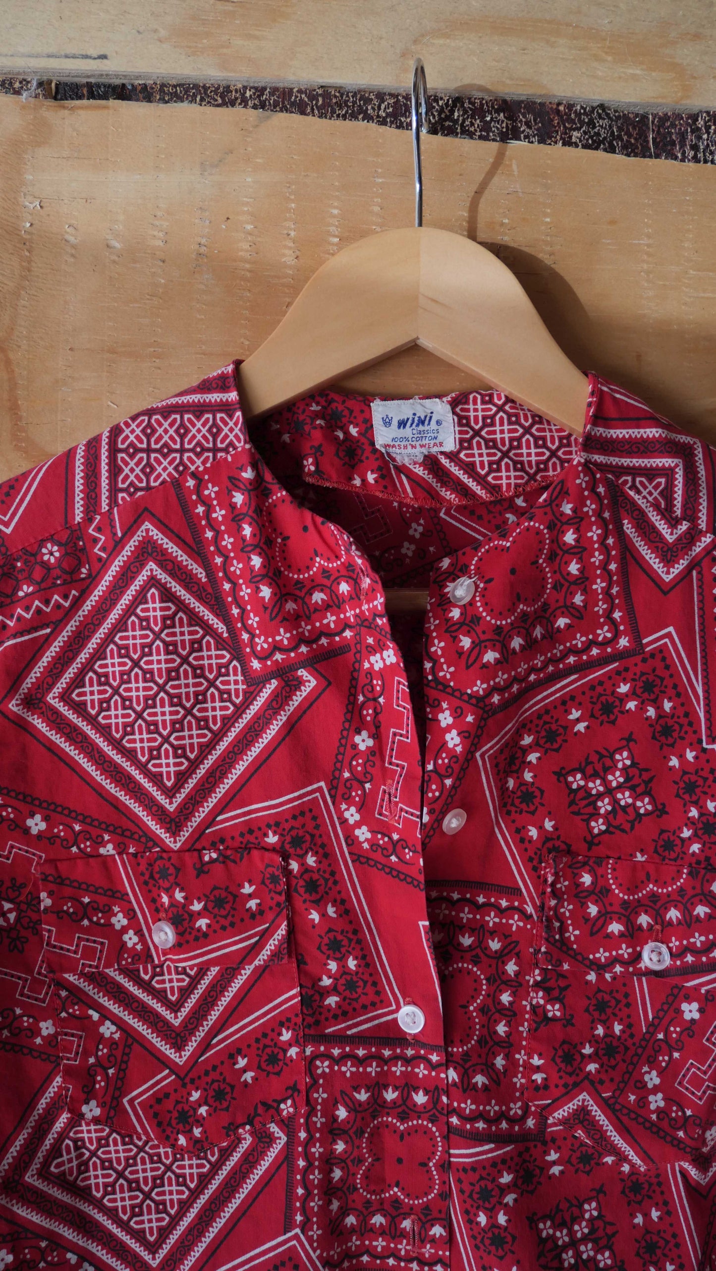 1960s Paisley Shirt | M