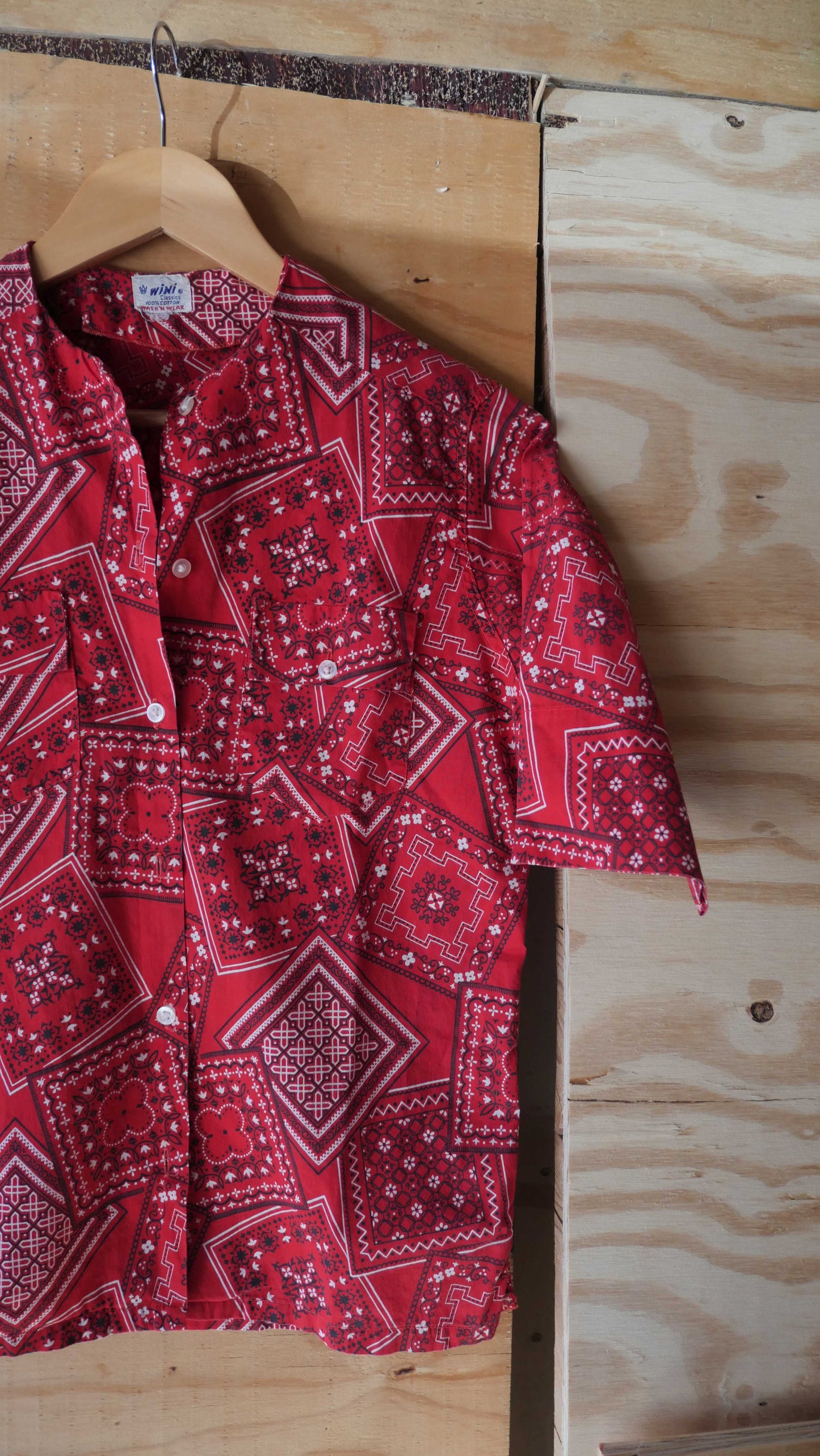 1960s Paisley Shirt | M