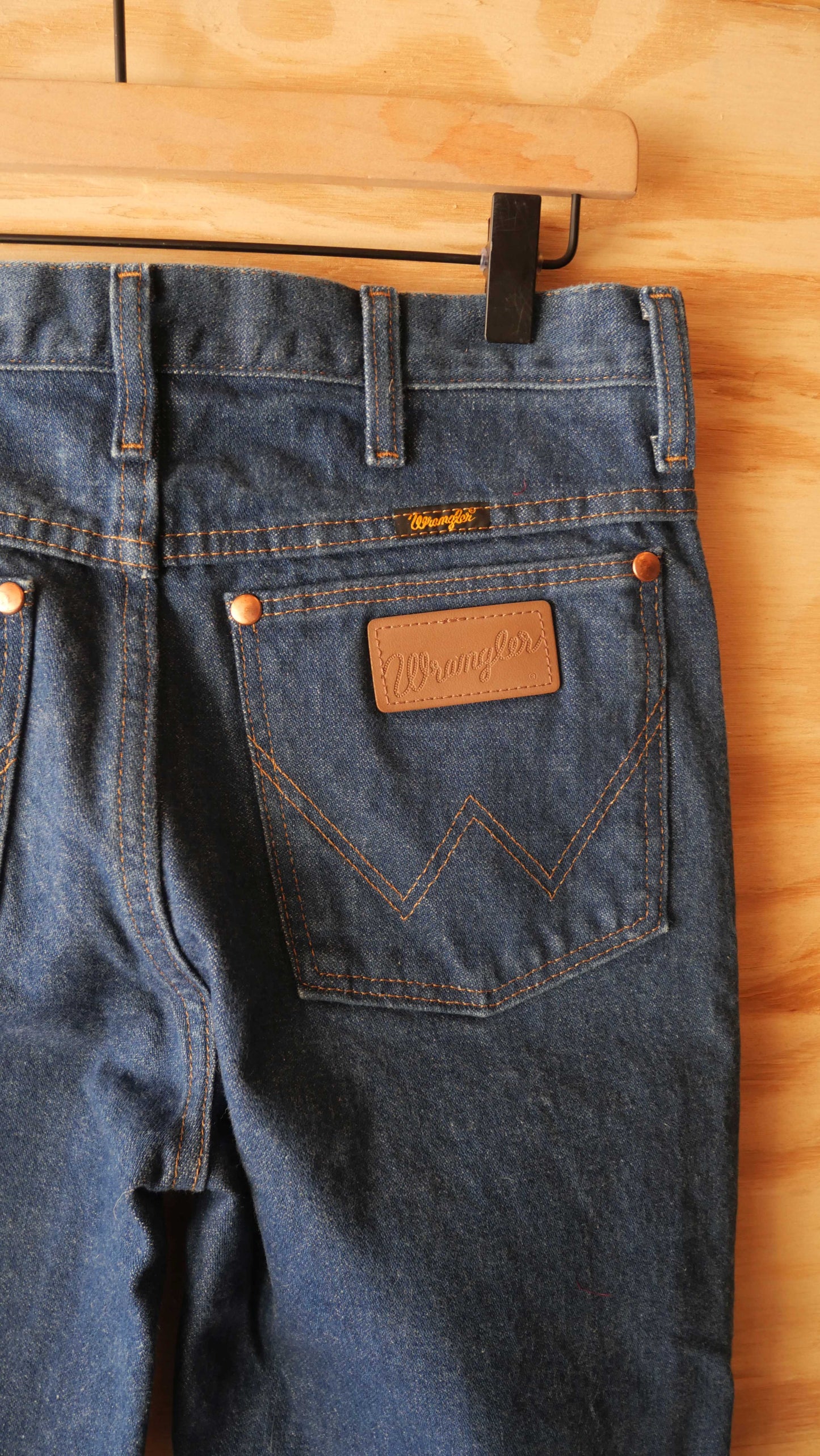 1990s Indigo Wrangler Denim | 28