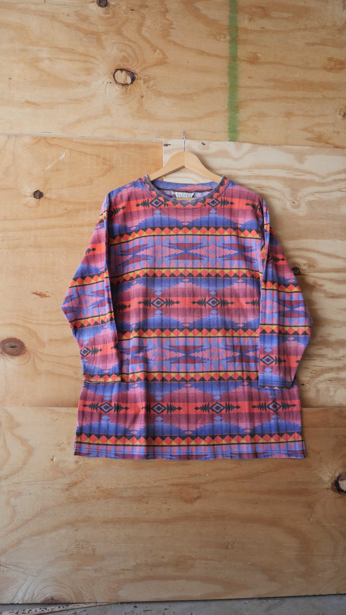 1980s Aztec Long Sleeve | L