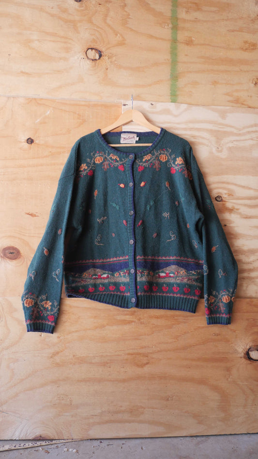 1990s Knit Cardigan | L
