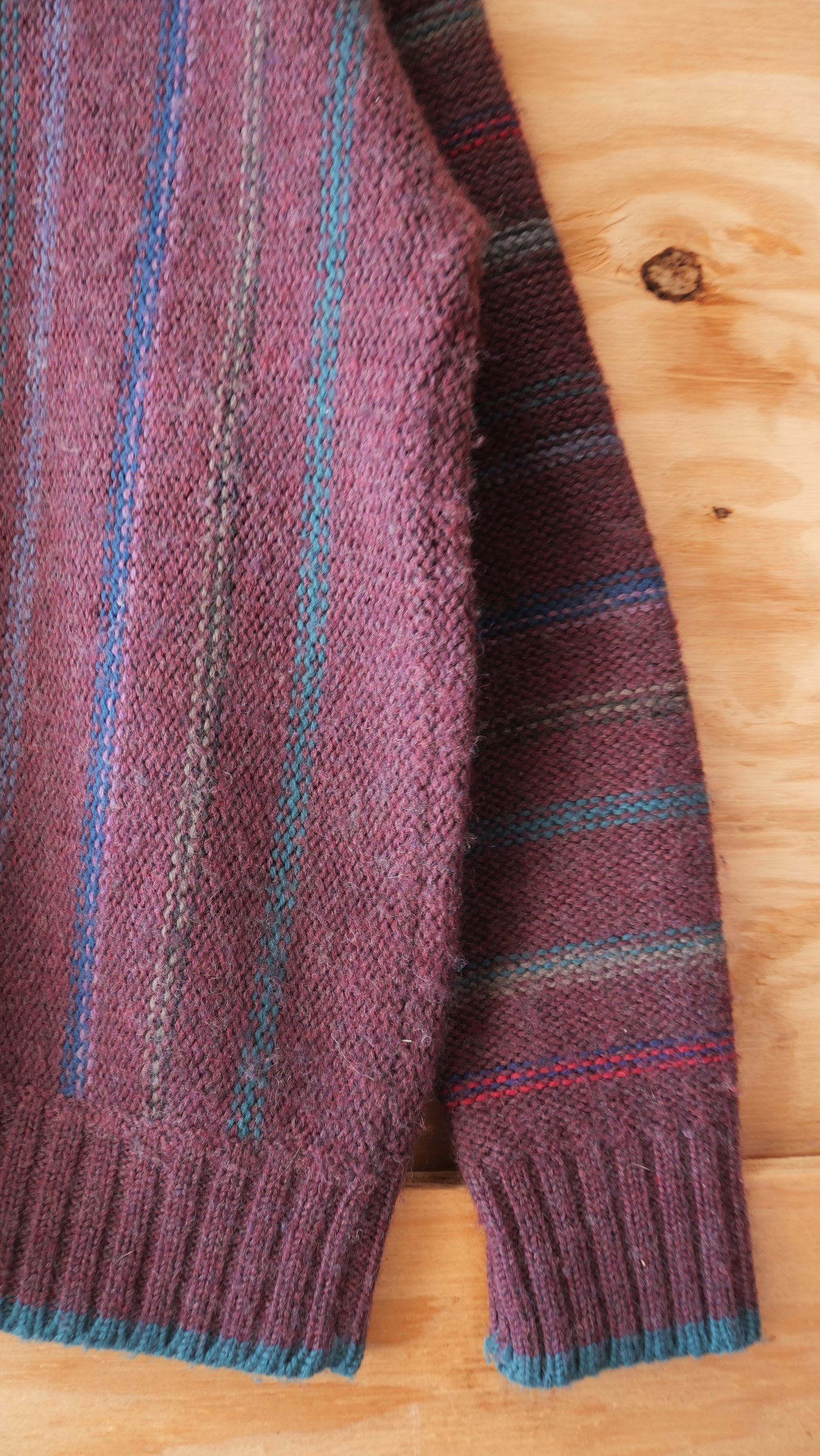 1980s Striped Knit Sweater | L