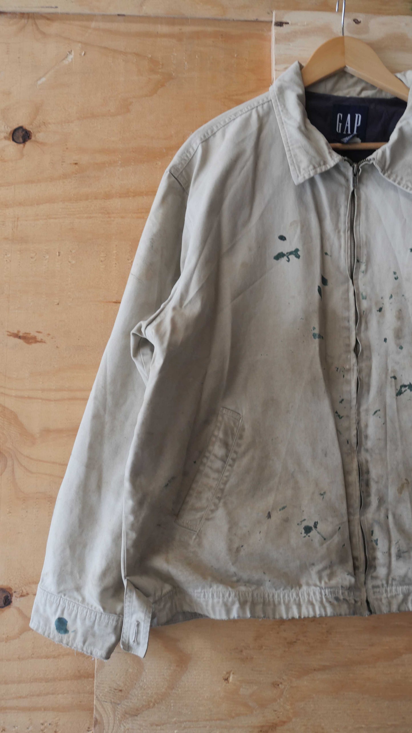 1990s Distressed Gap Work Jacket | L