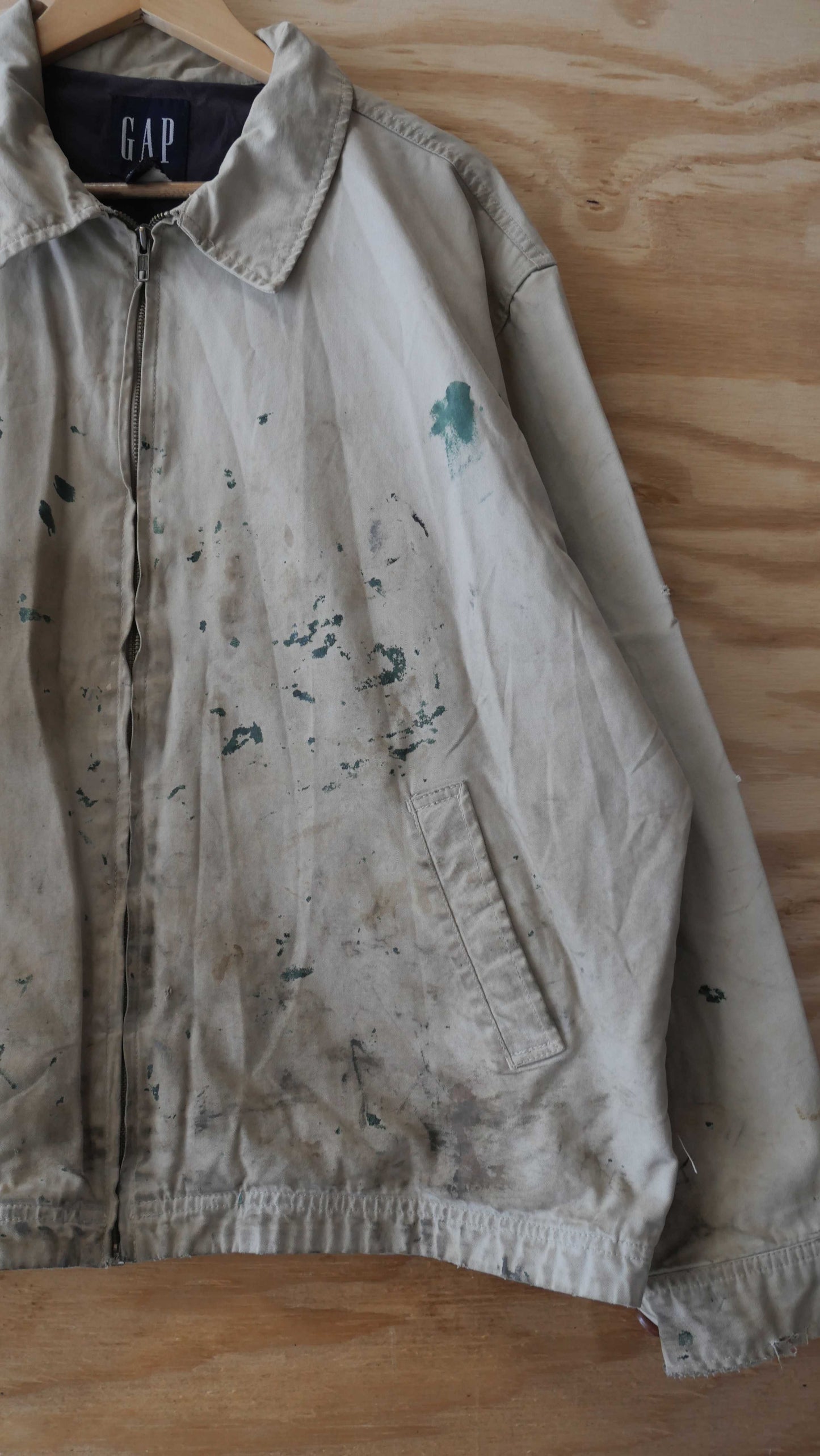 1990s Distressed Gap Work Jacket | L