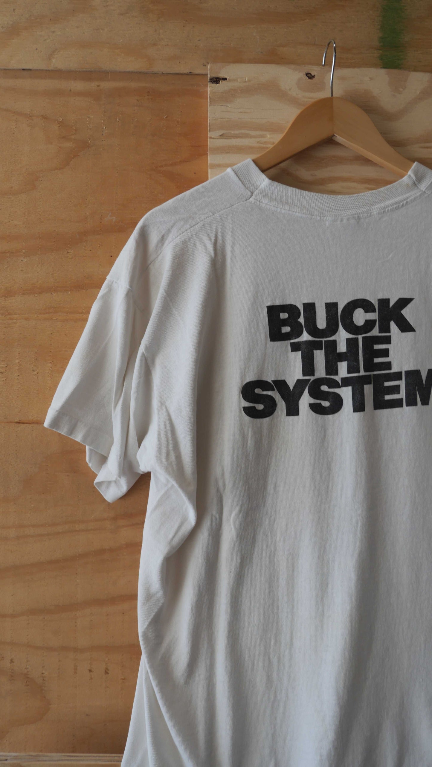 1990s "Buck The System" Tee | L