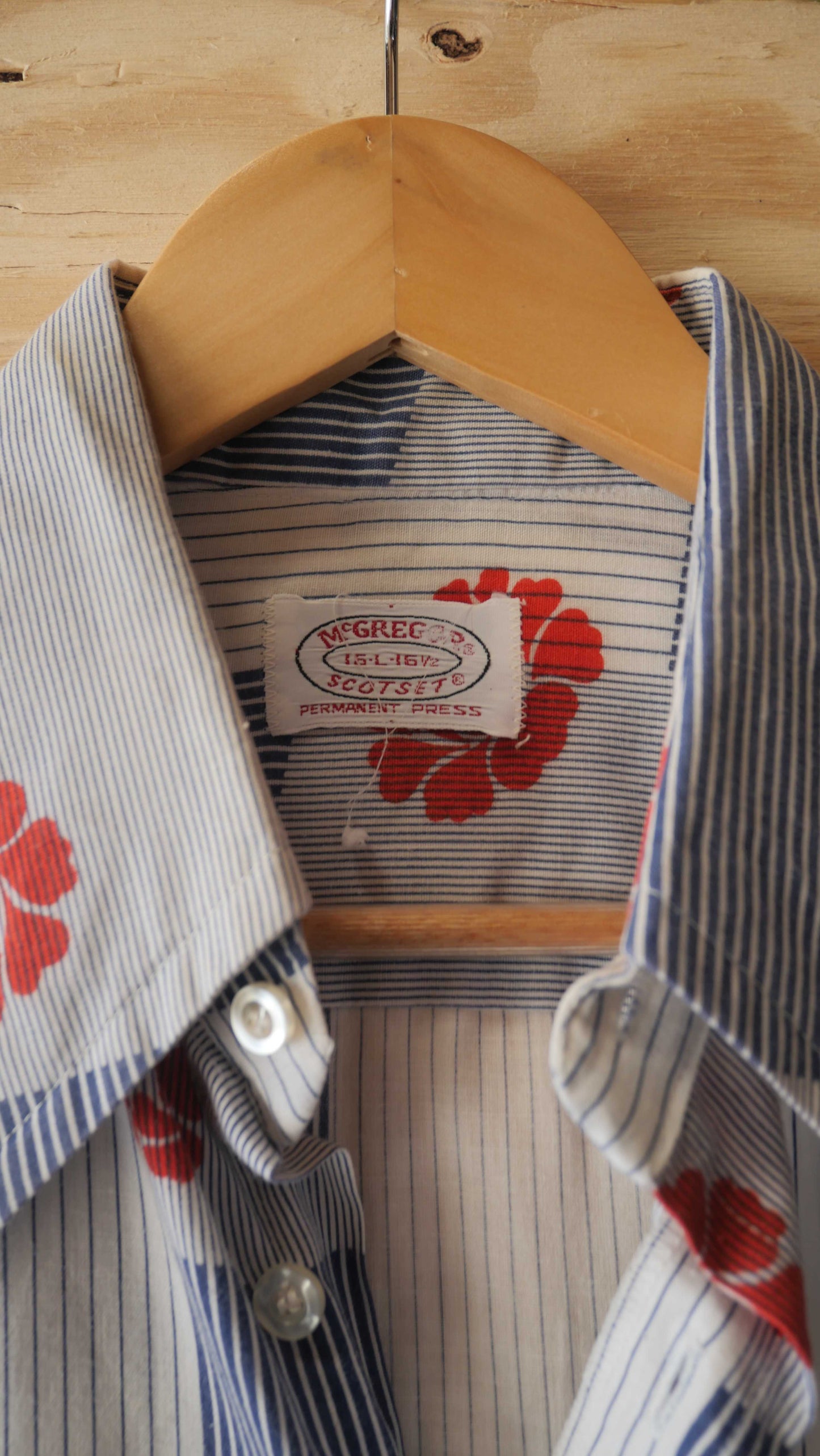 1970s McGregor Button Up Shirt | L