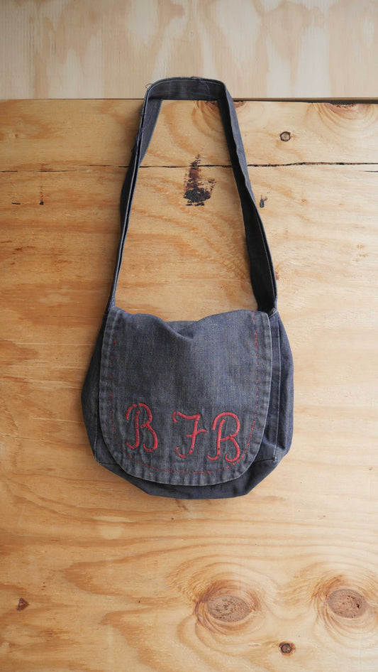 1970s Denim Cross Body Bag