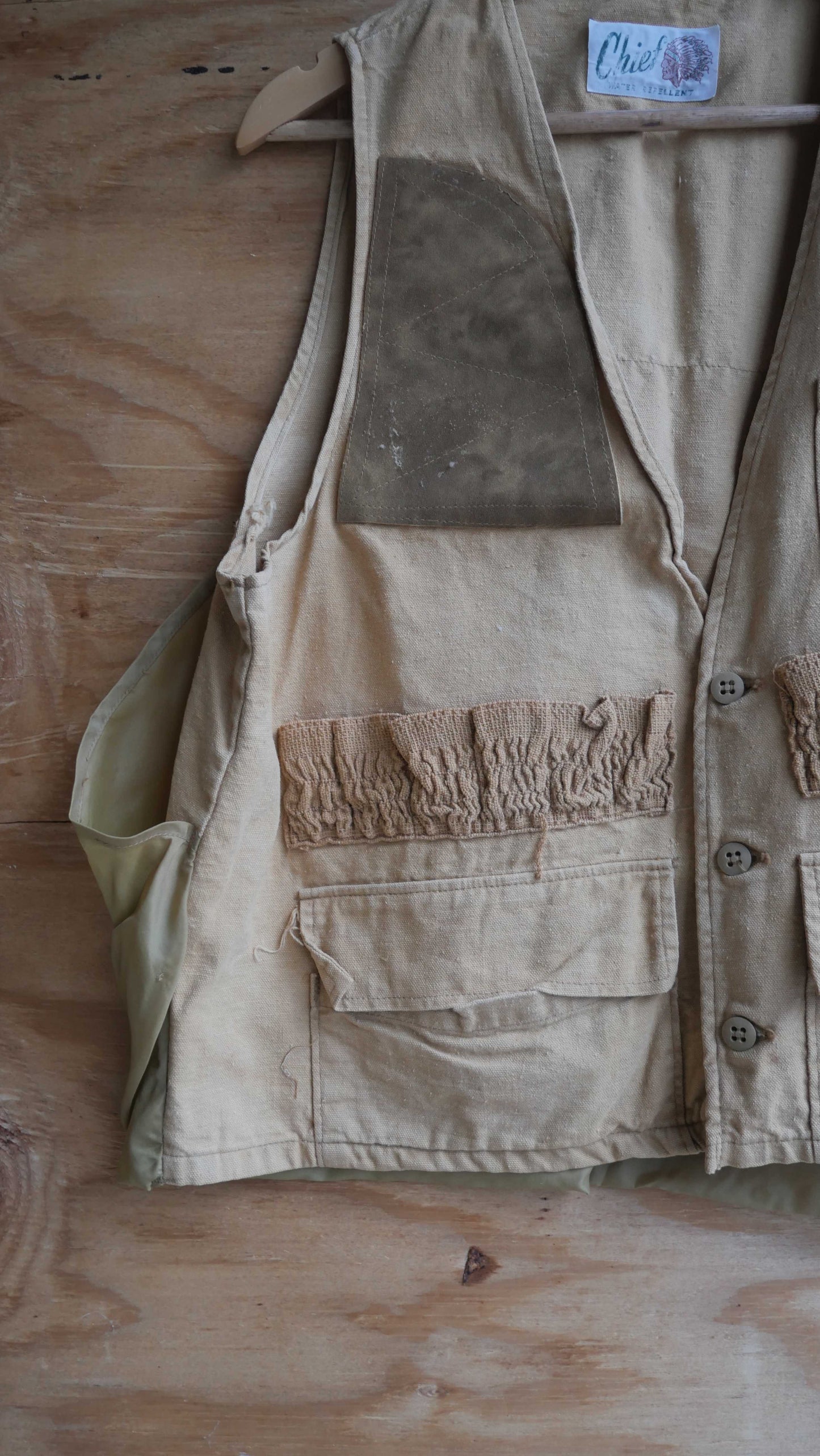 1970s Boxy Hunting Vest | M