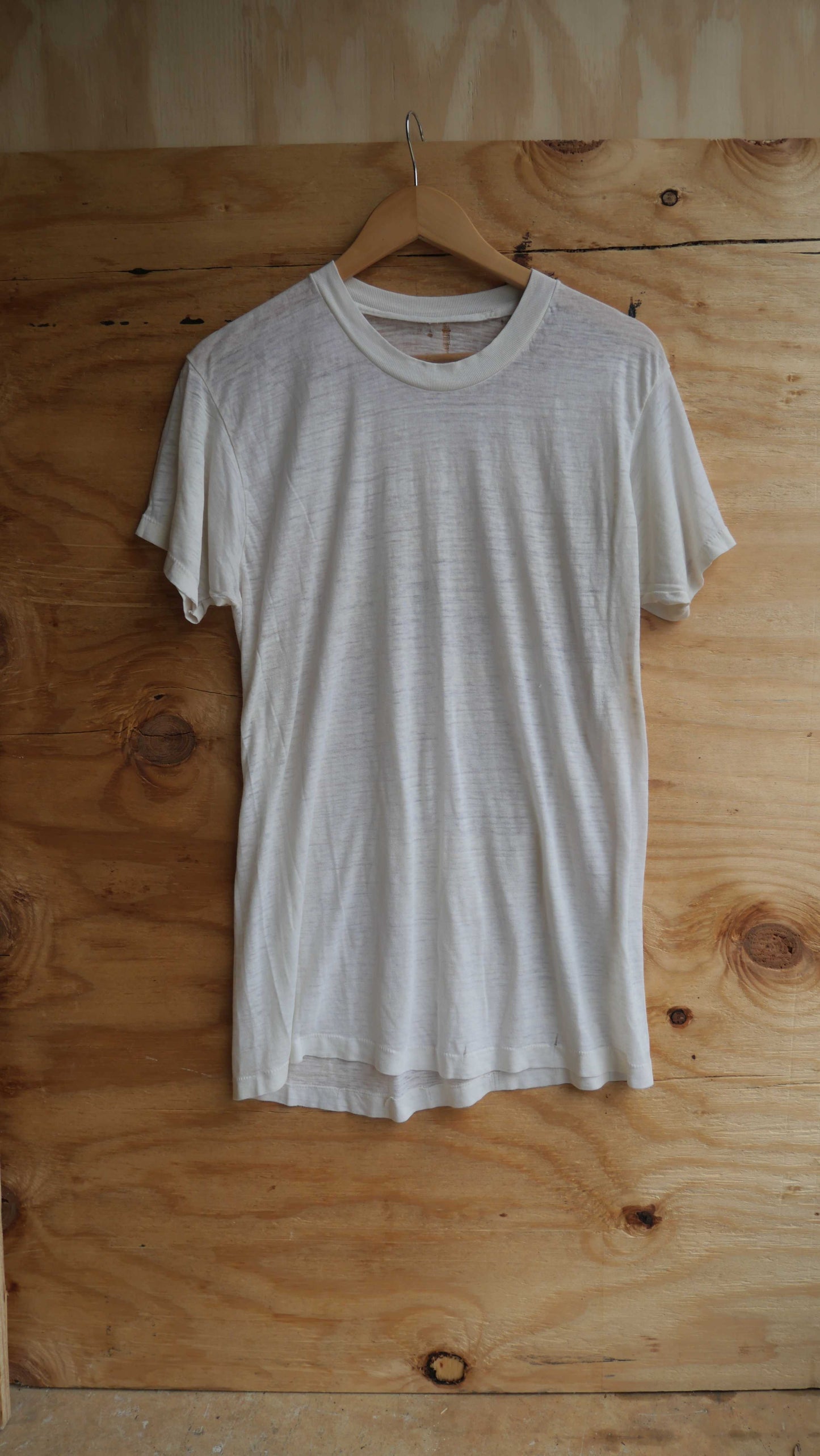 1970s Blank Slub Tee | L