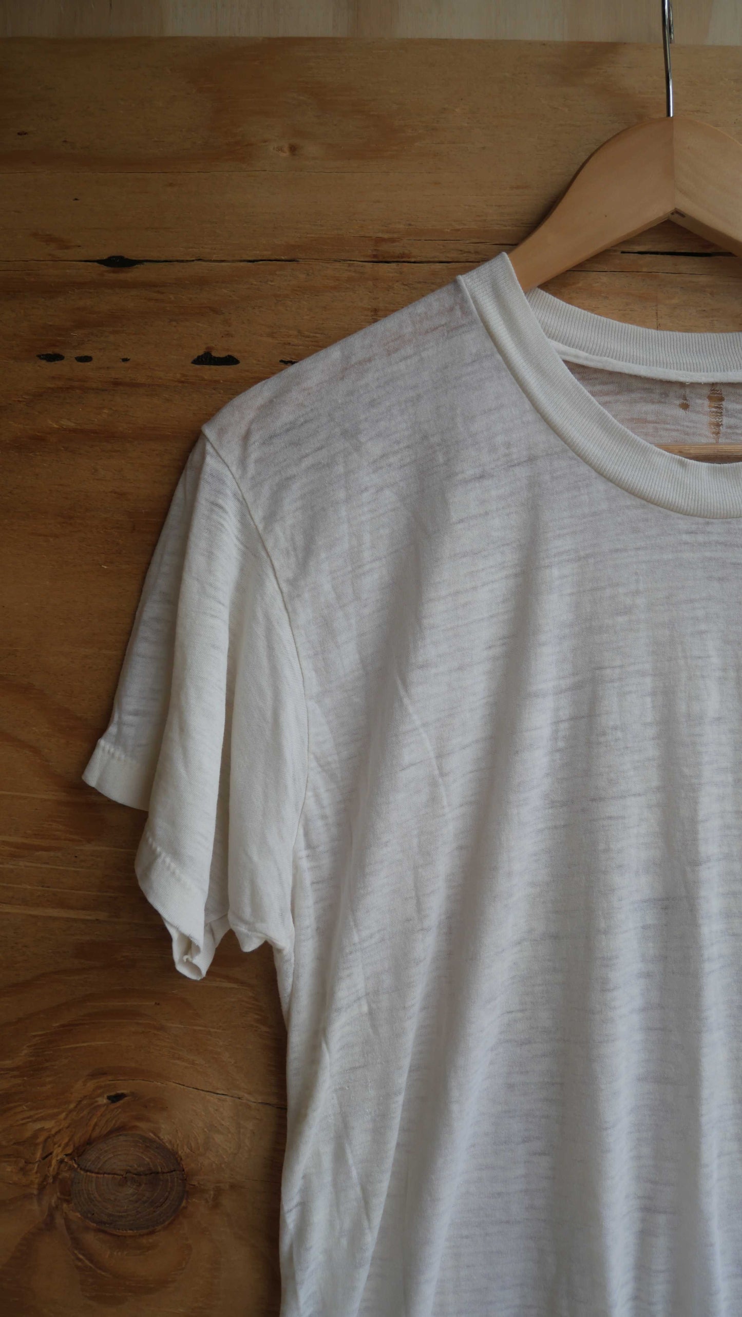 1970s Blank Slub Tee | L