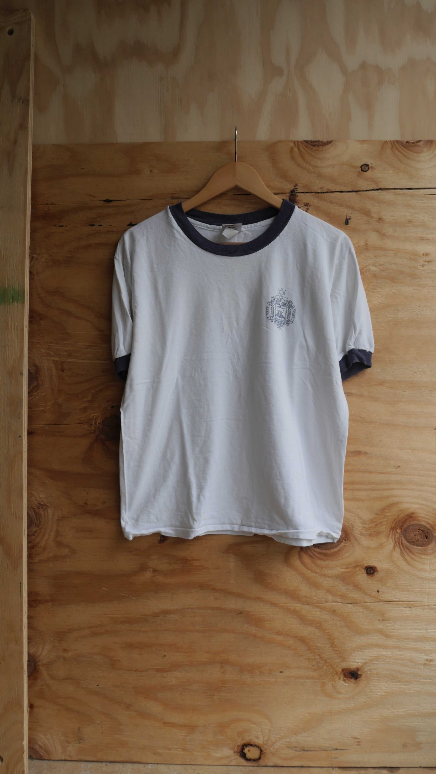 1990s Boxy Ringer Tee | M