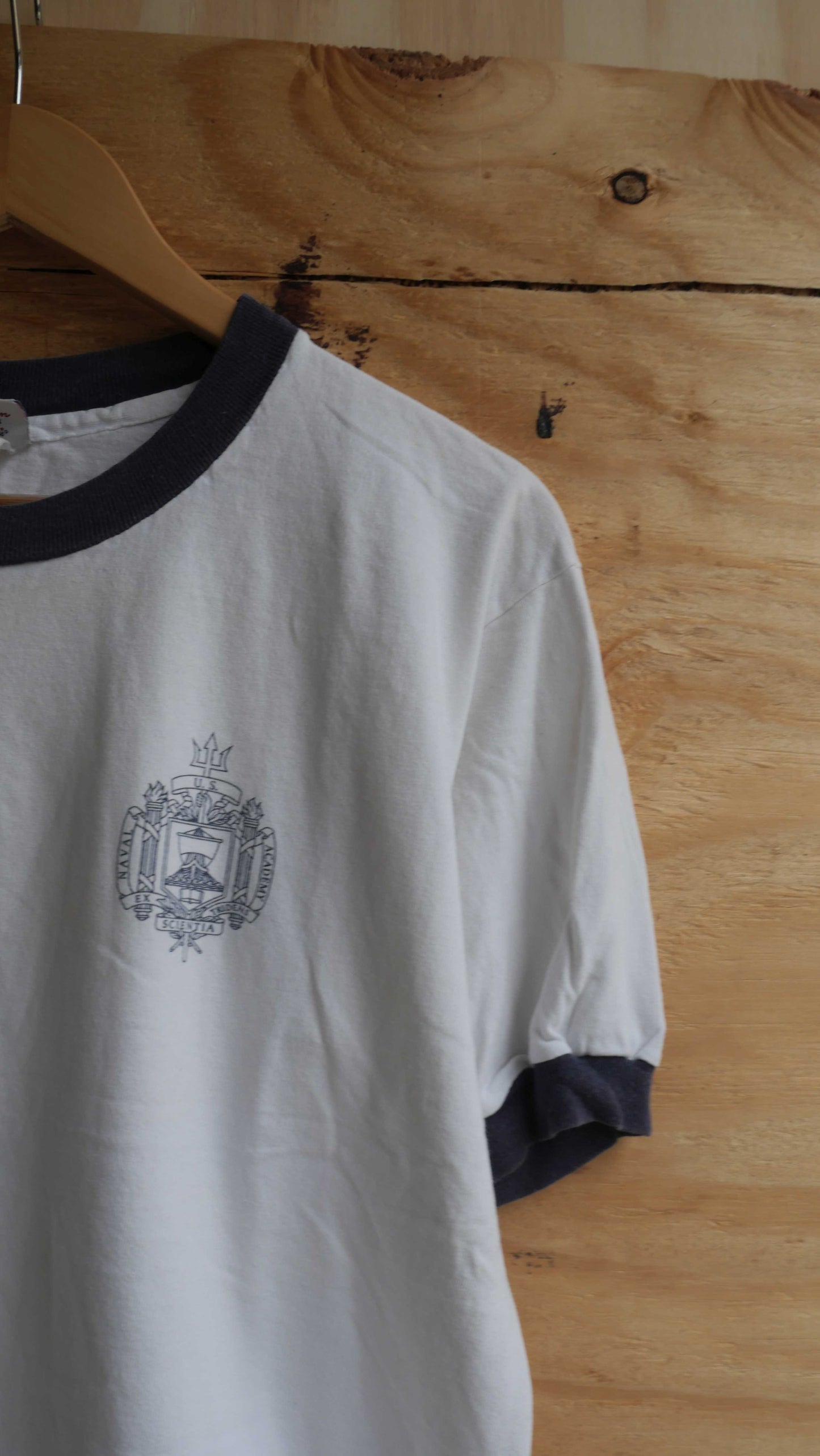 1990s Boxy Ringer Tee | M