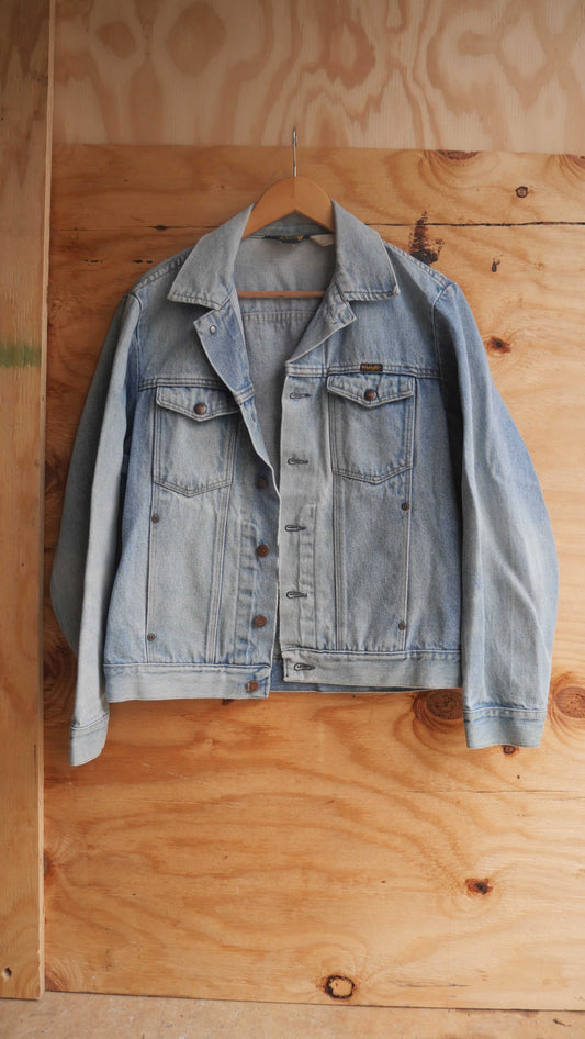 1980s Faded Denim Jacket | L