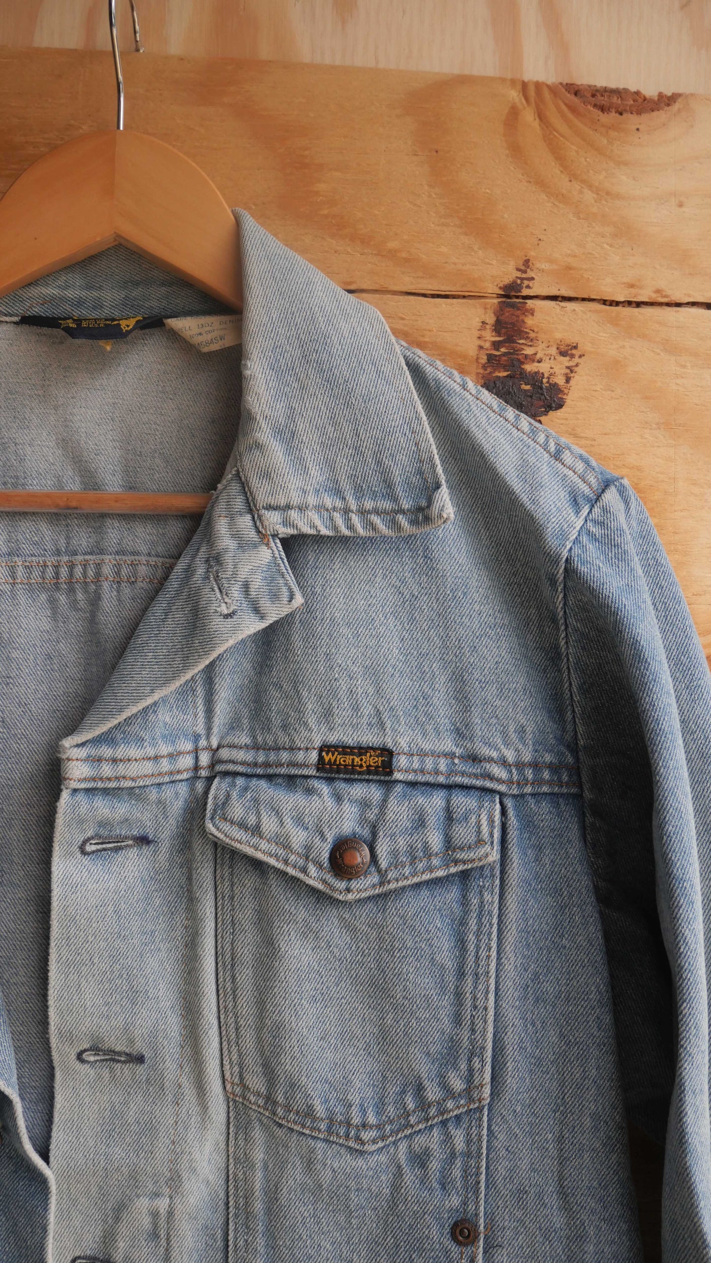 1980s Faded Denim Jacket | L