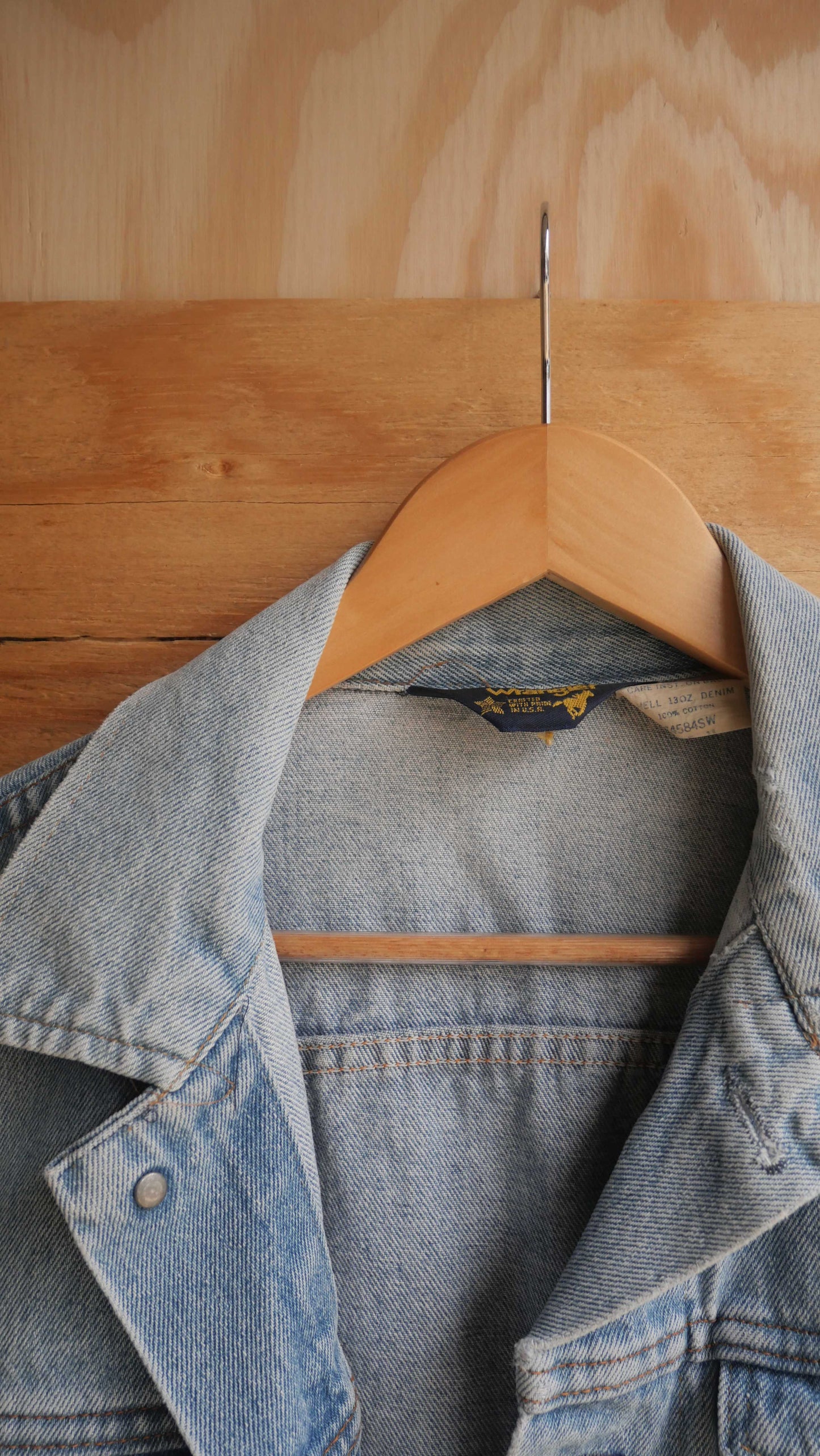 1980s Faded Denim Jacket | L