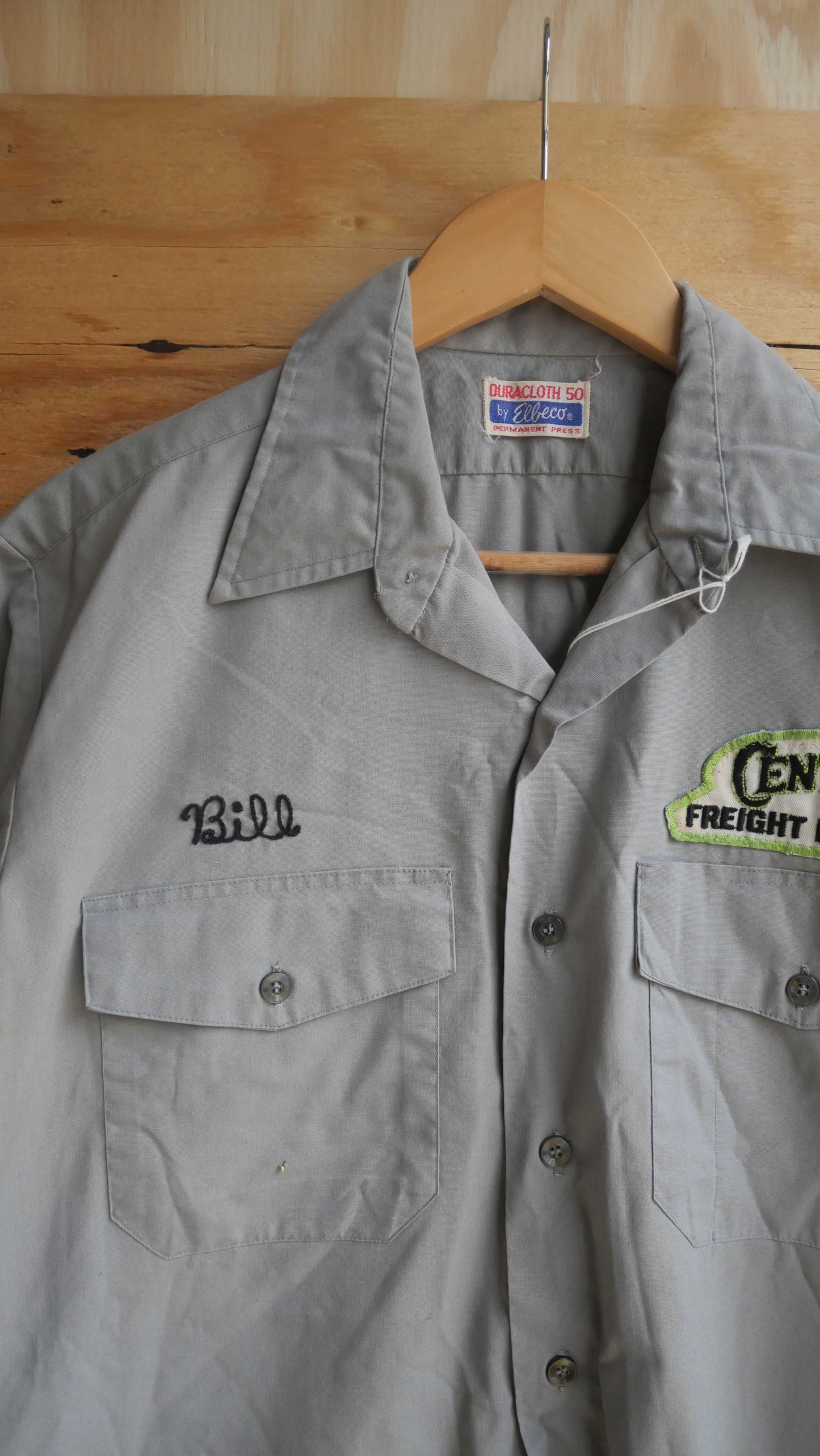 1960s Chain Stitch Work Shirt | L
