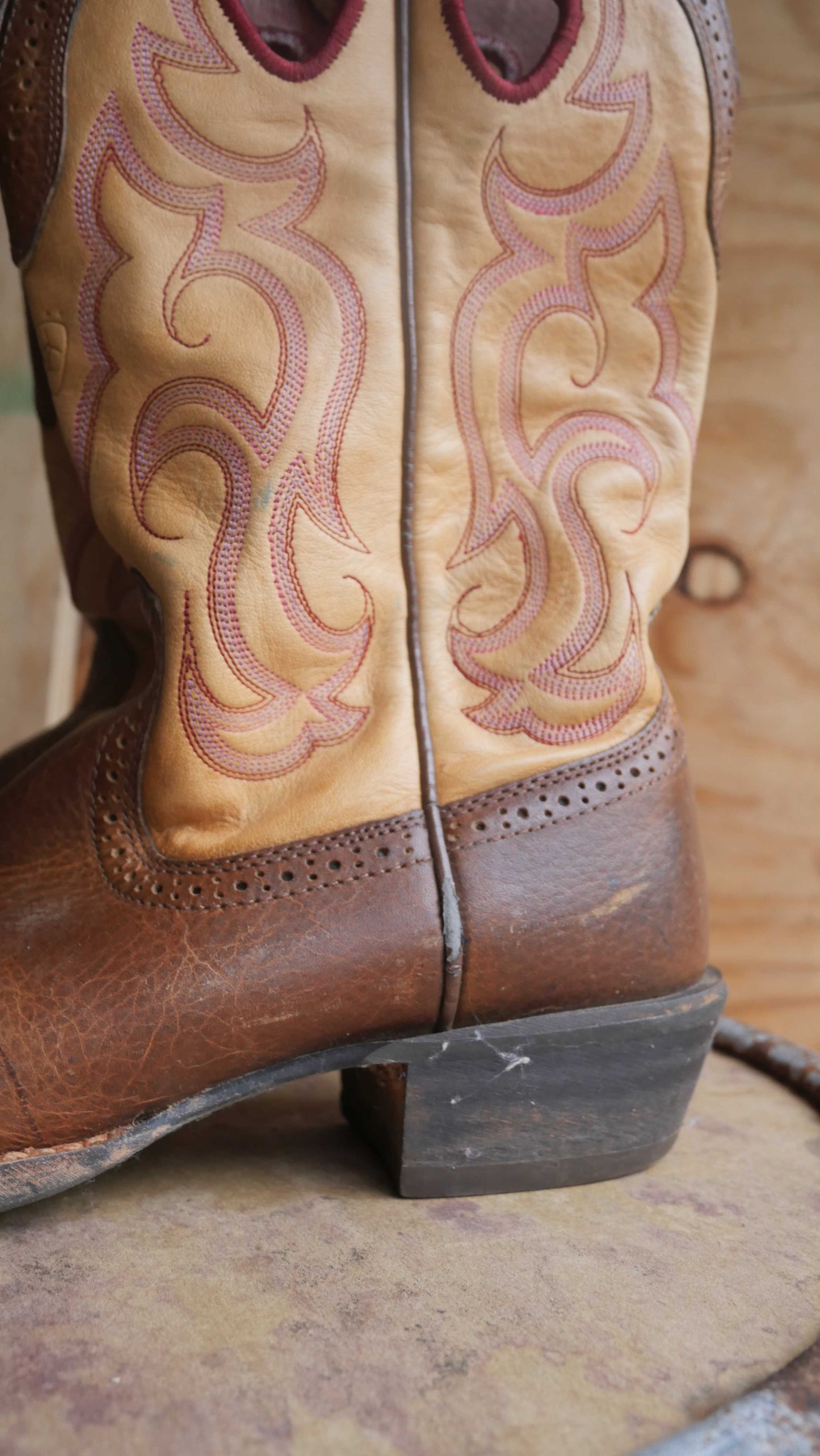 2000s Two Tone Cowboy Boots | 9