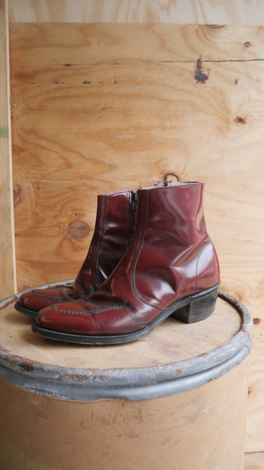 1970s Side Zip Boots | 10