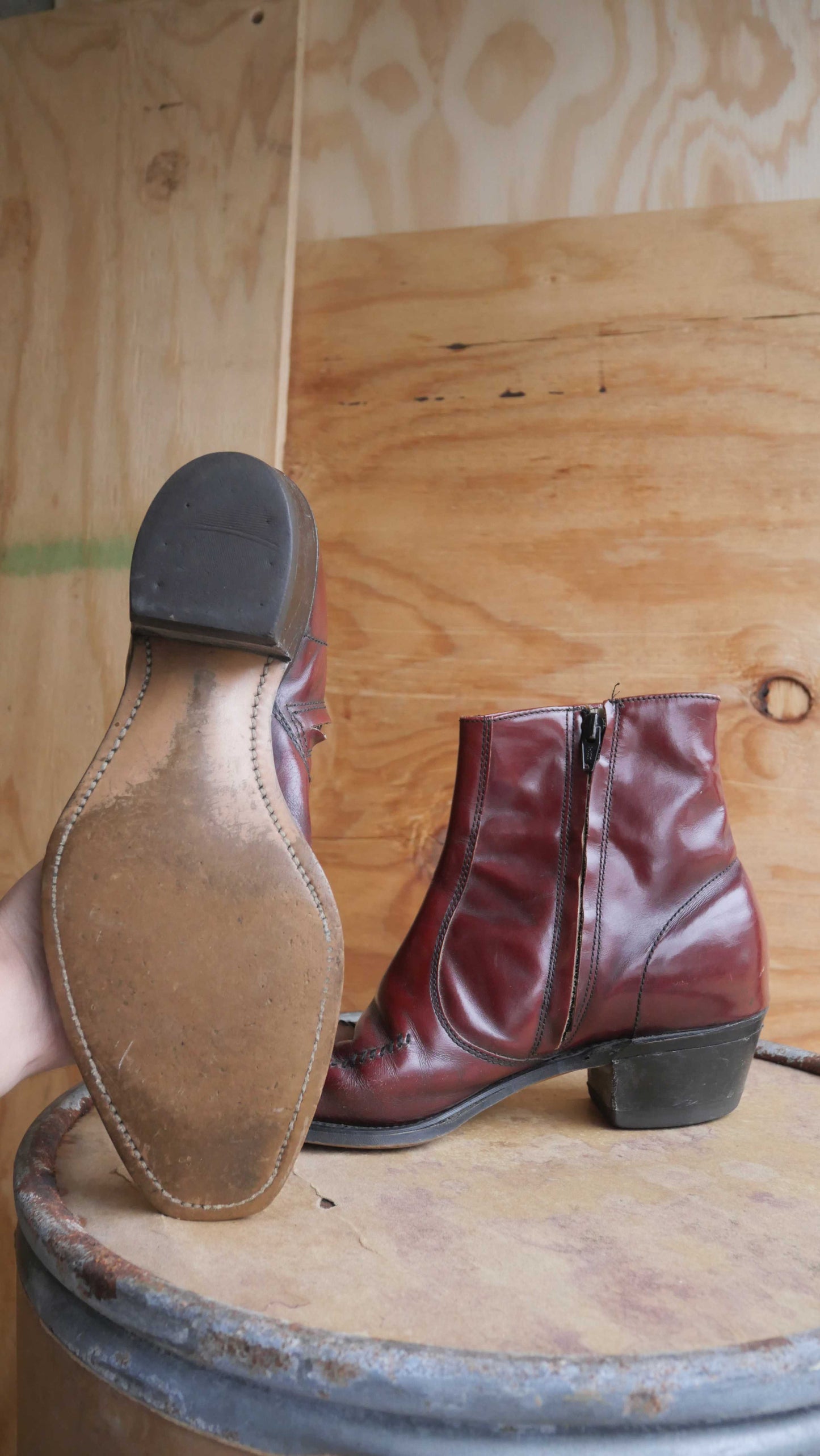 1970s Side Zip Boots | 10