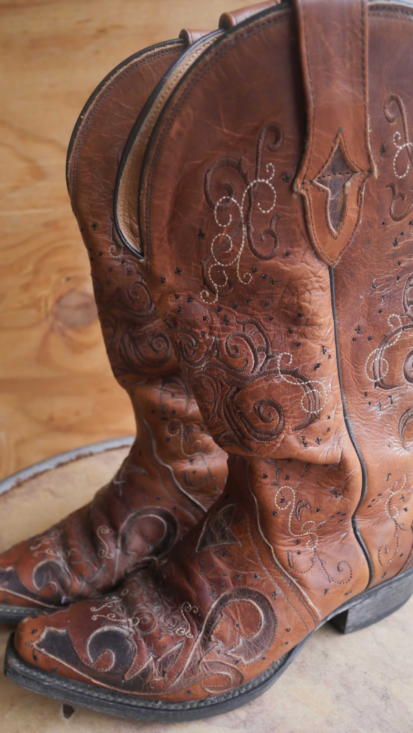 1980s Embroidered Cowboy Boots | 5