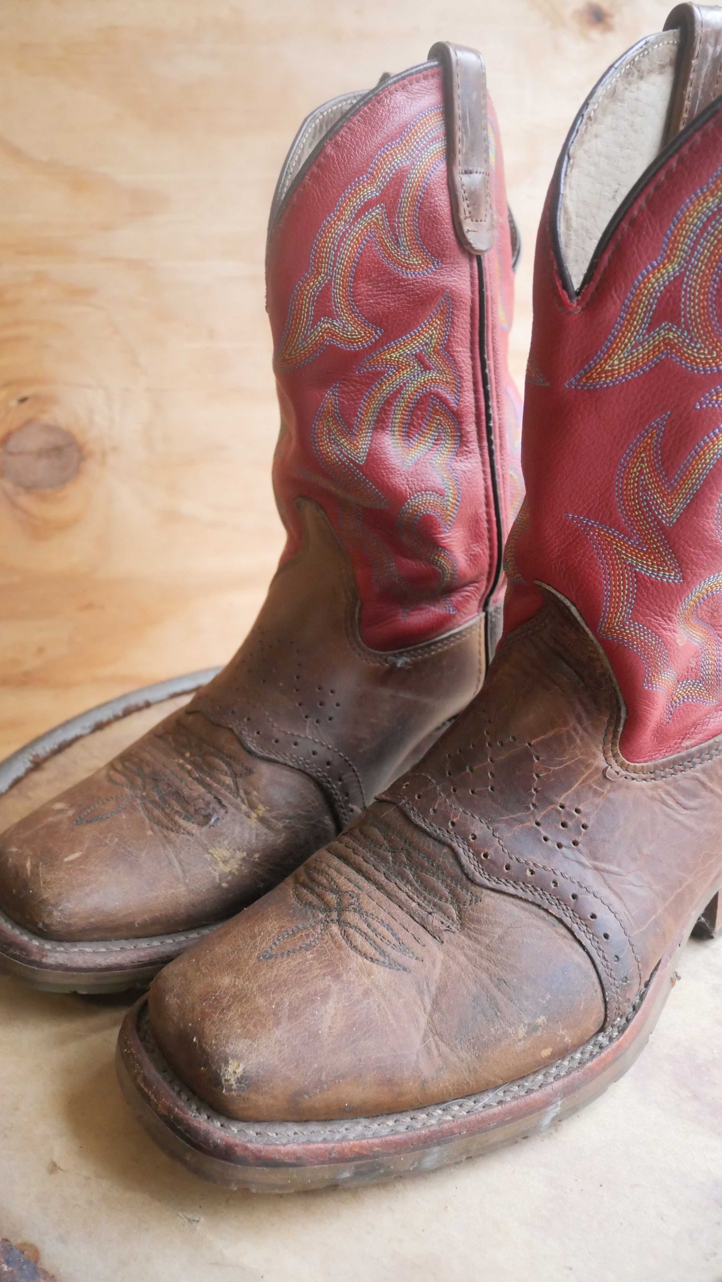 2000s Two Tone Cowboy Boots | 10