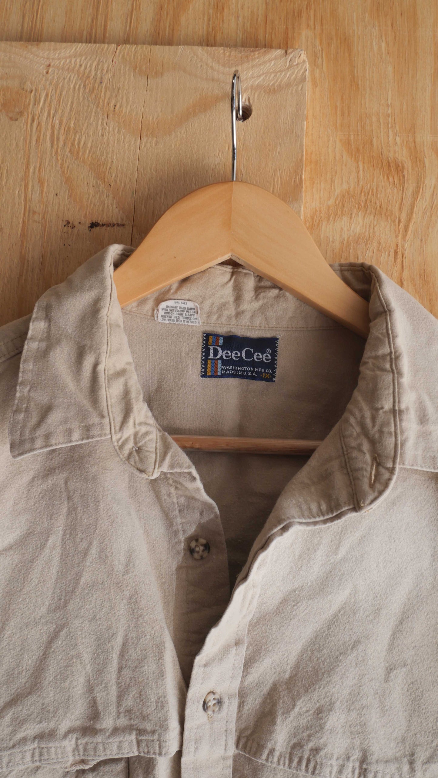 1980s DeeCee Work Shirt | XL