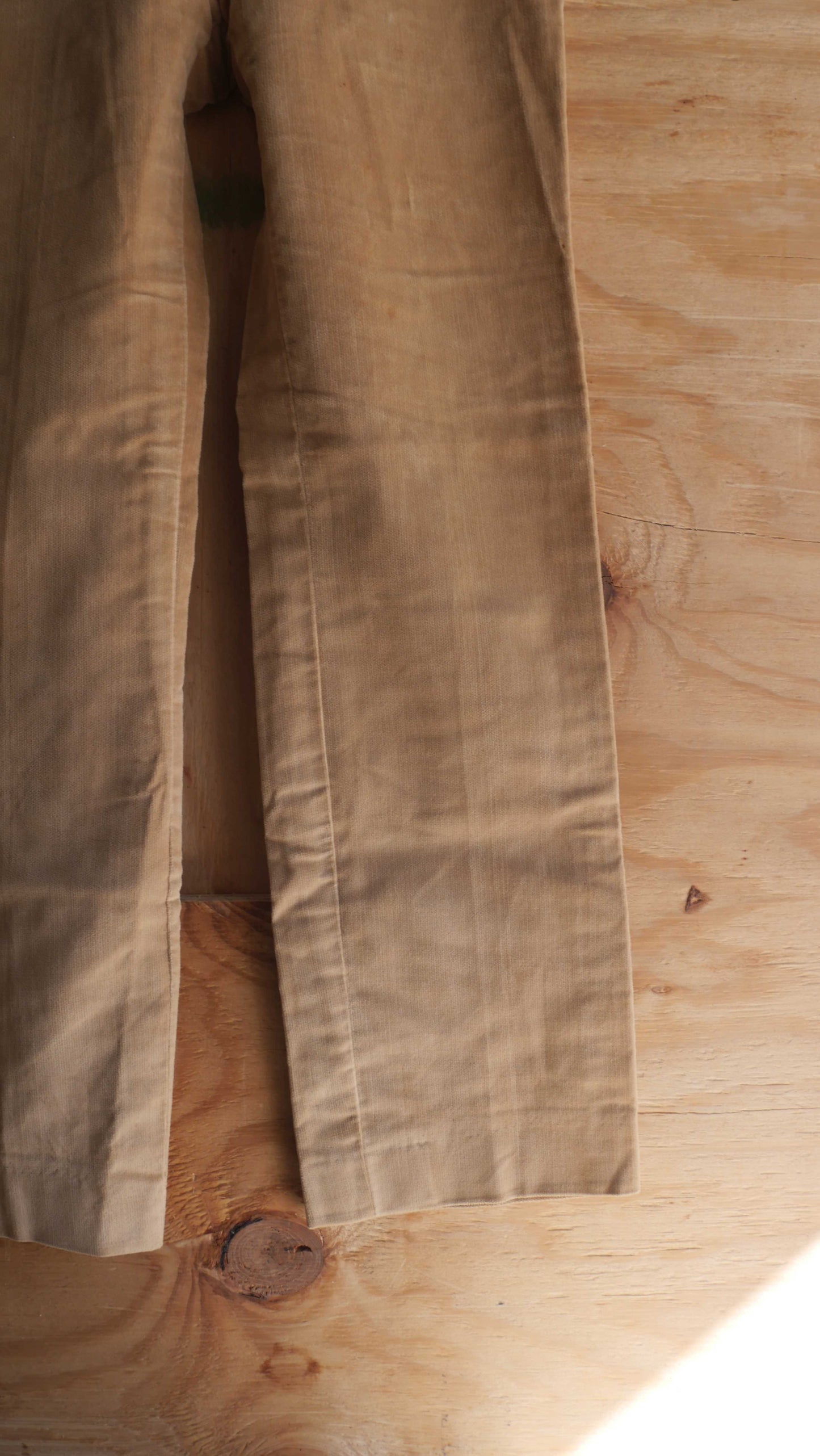 1970s Velour Flared Slacks | 32