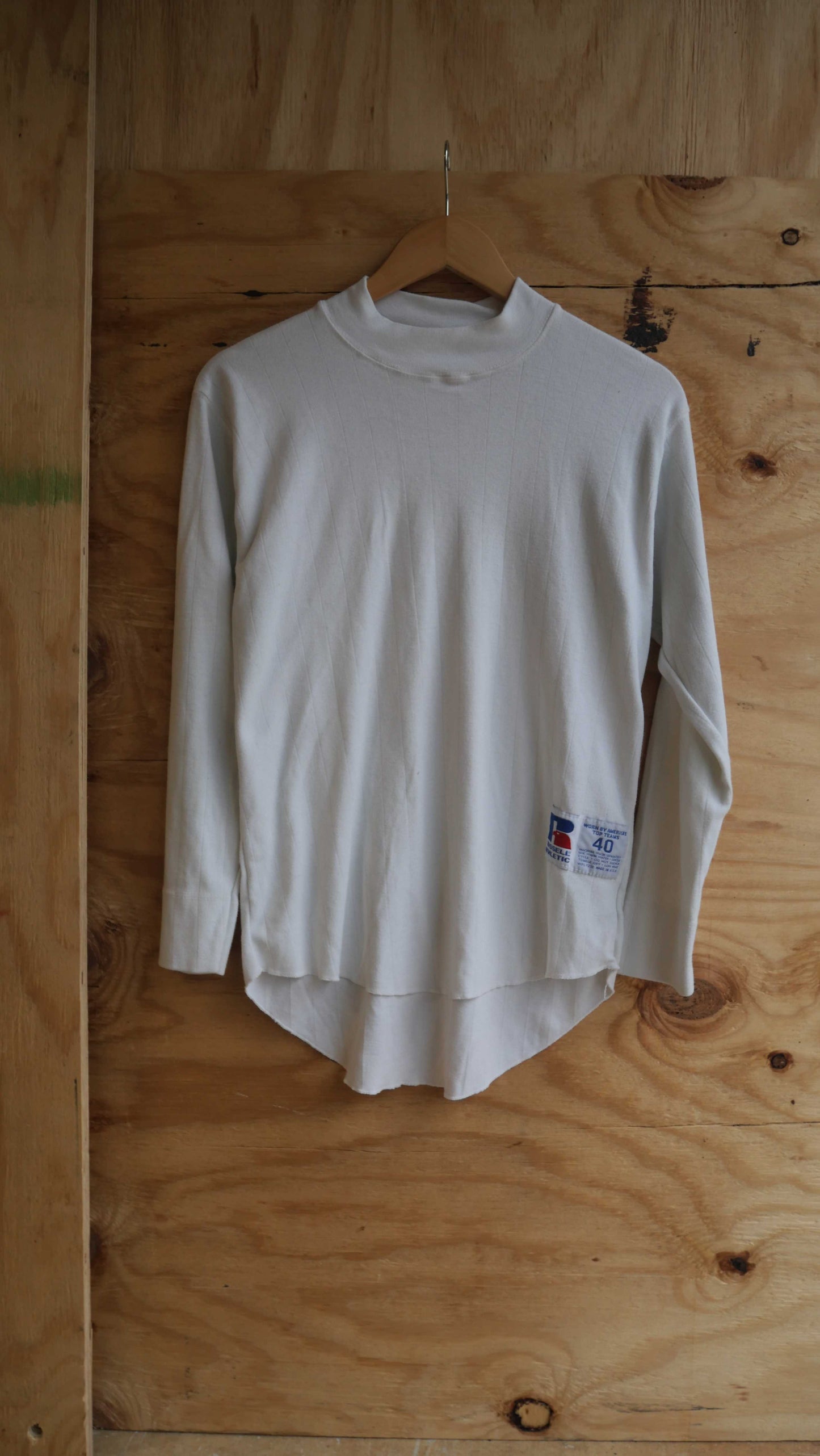 1980s Russell Mock Neck Long Sleeve | M