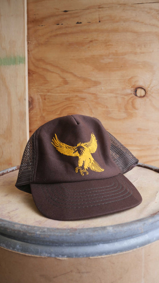 1990s Brown Trucker Hat