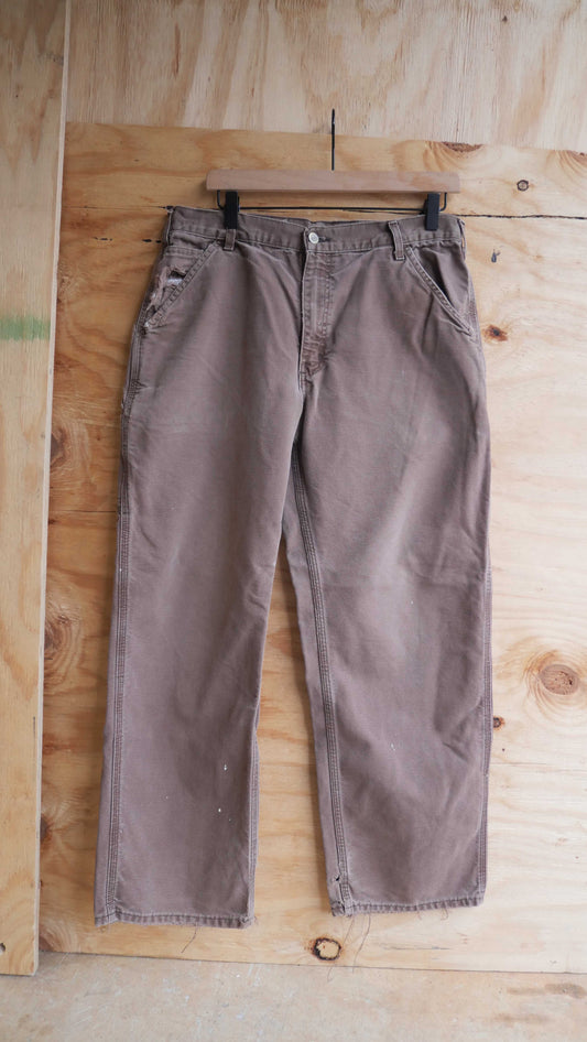 1990s Brown Worn Carhartts | 34
