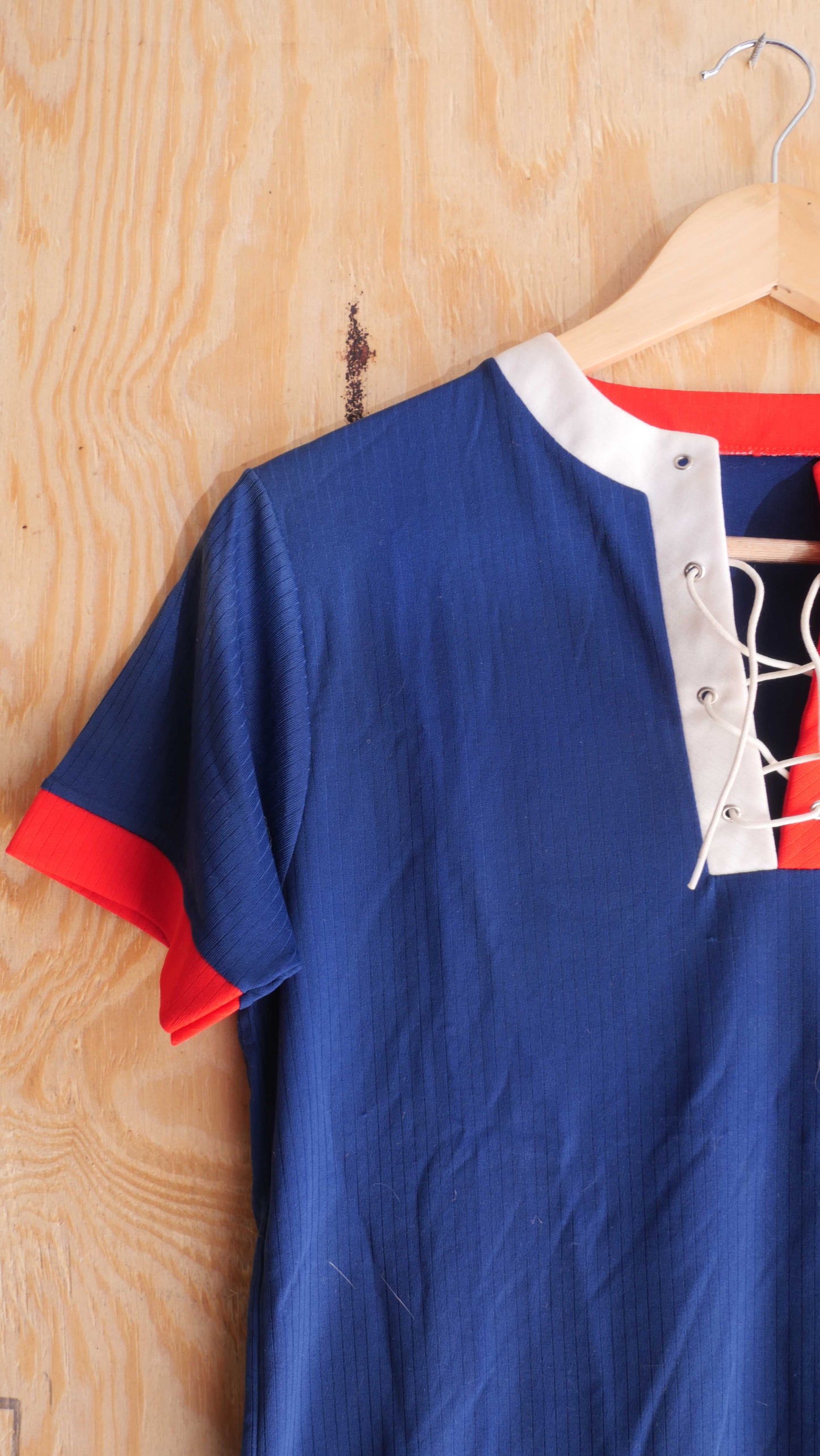 1970s Lace Up Shirt | S