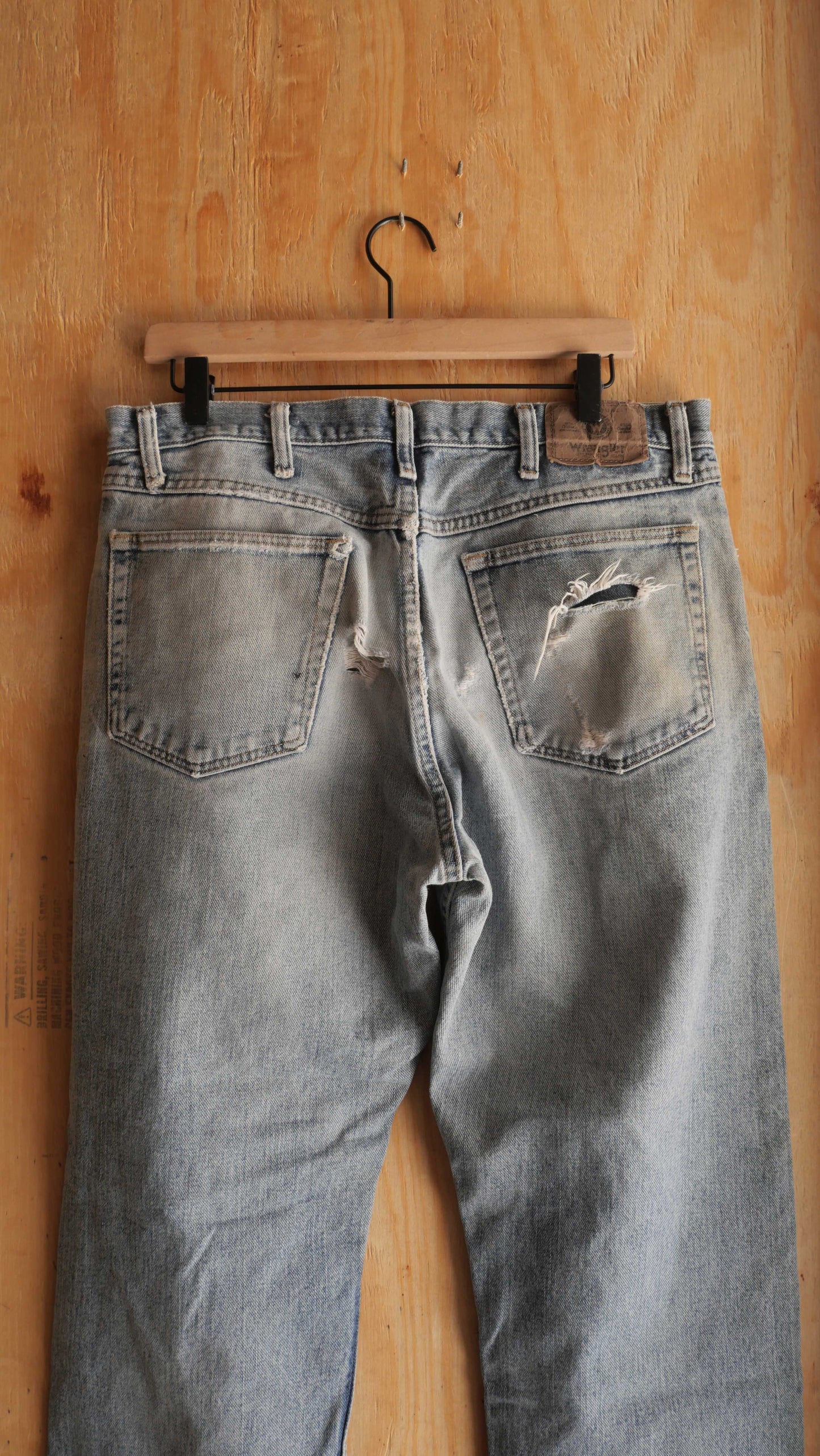 2000s Patched Wrangler Denim | 34