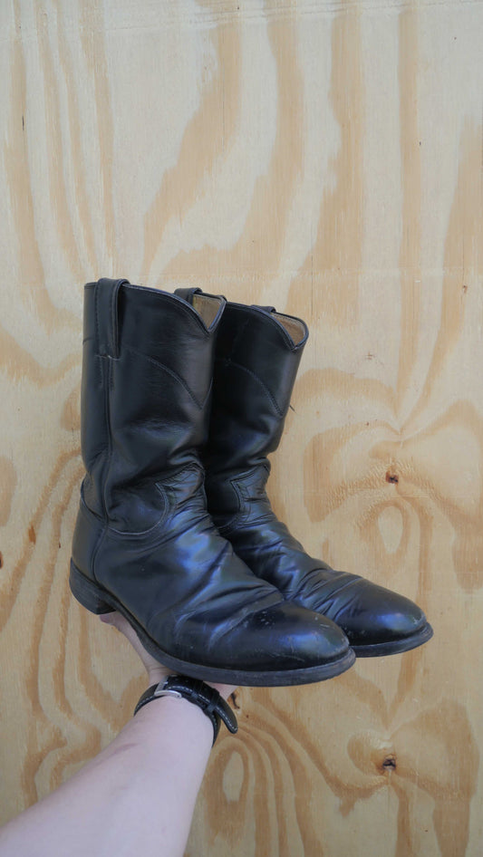 1980s Justin Cowboy Boots | 8.5