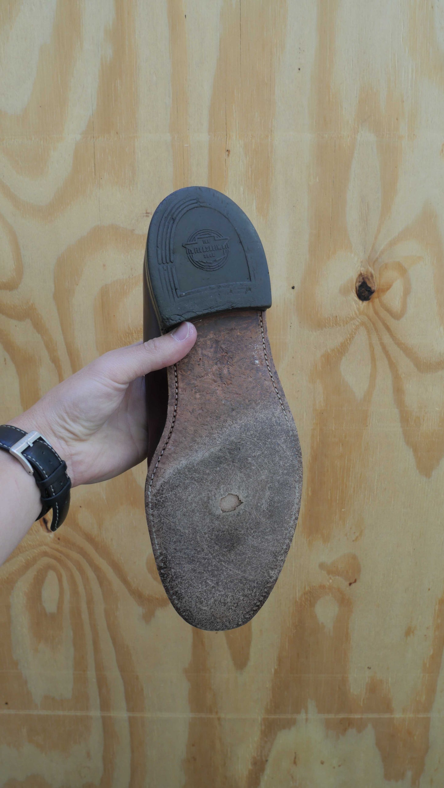 1990s Cherry Leather Loafers | 9.5