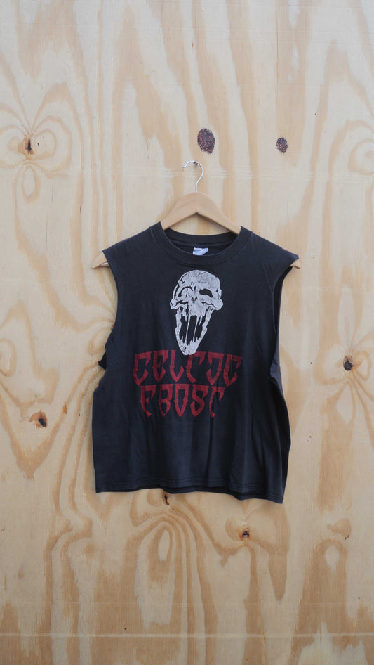 1980s Metal Cut Off Tee | M
