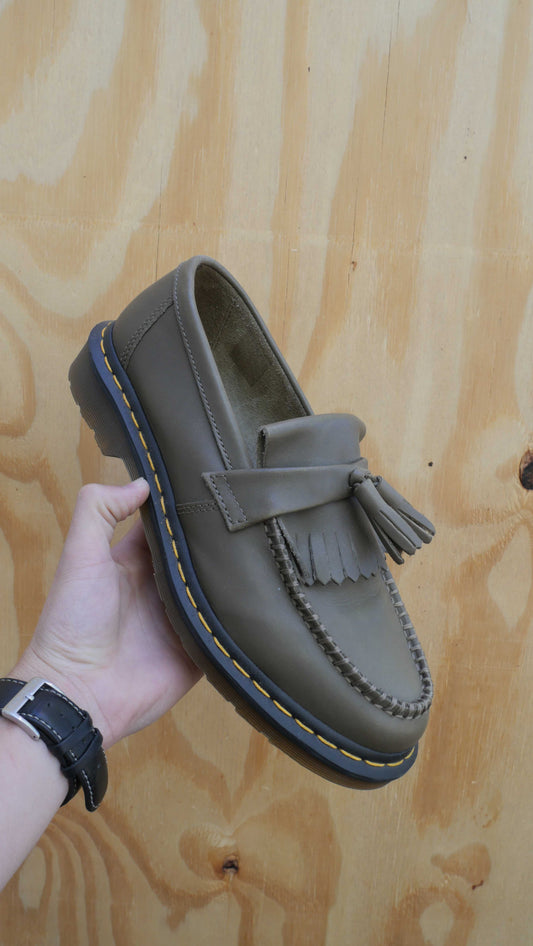 Olive Doc Marten Adrian Loafers | 9