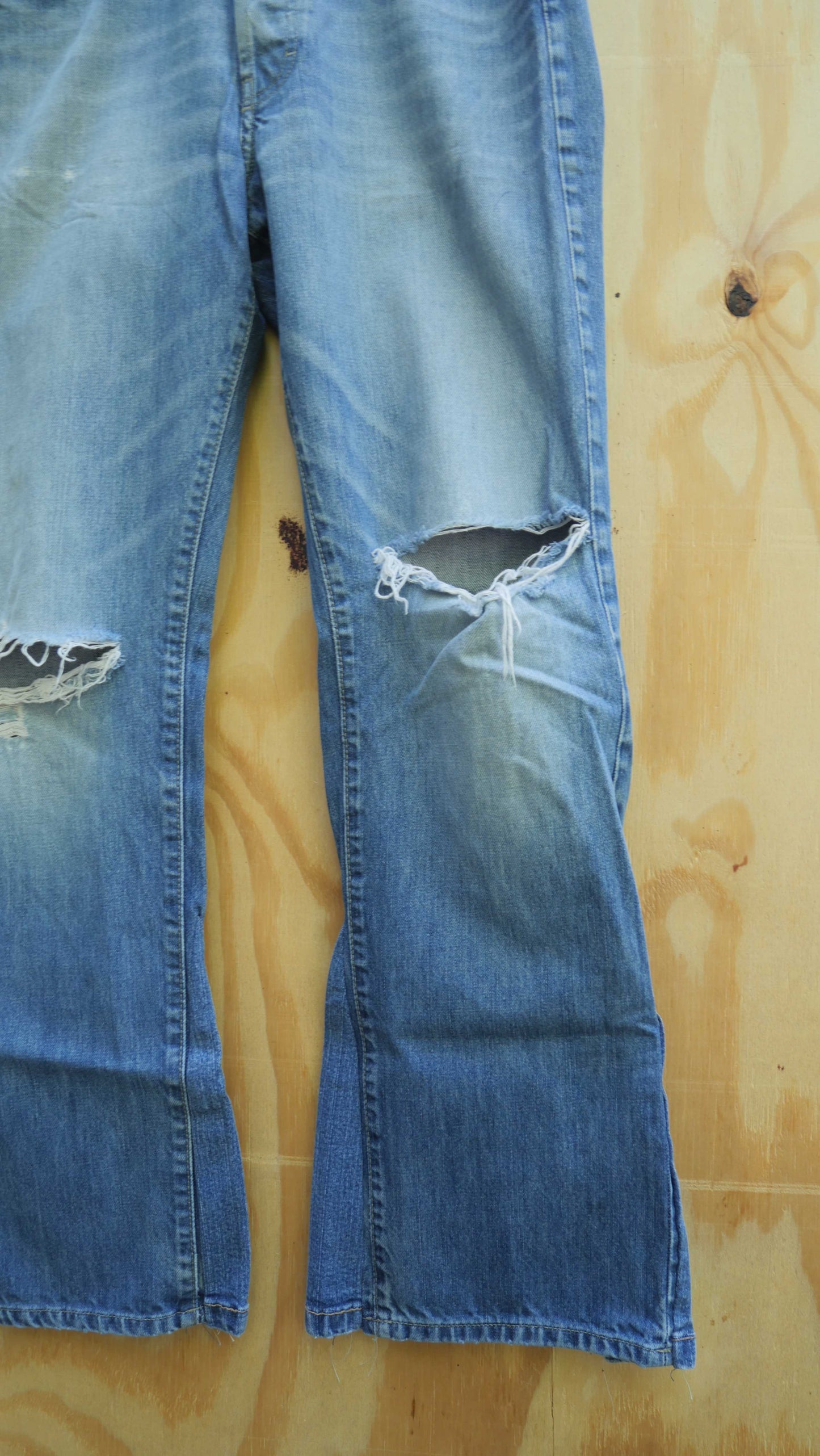 Flared Denim Mockup | 32