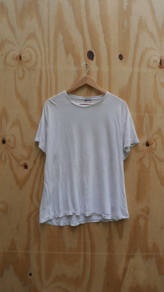 1990s White Blank Tee | L