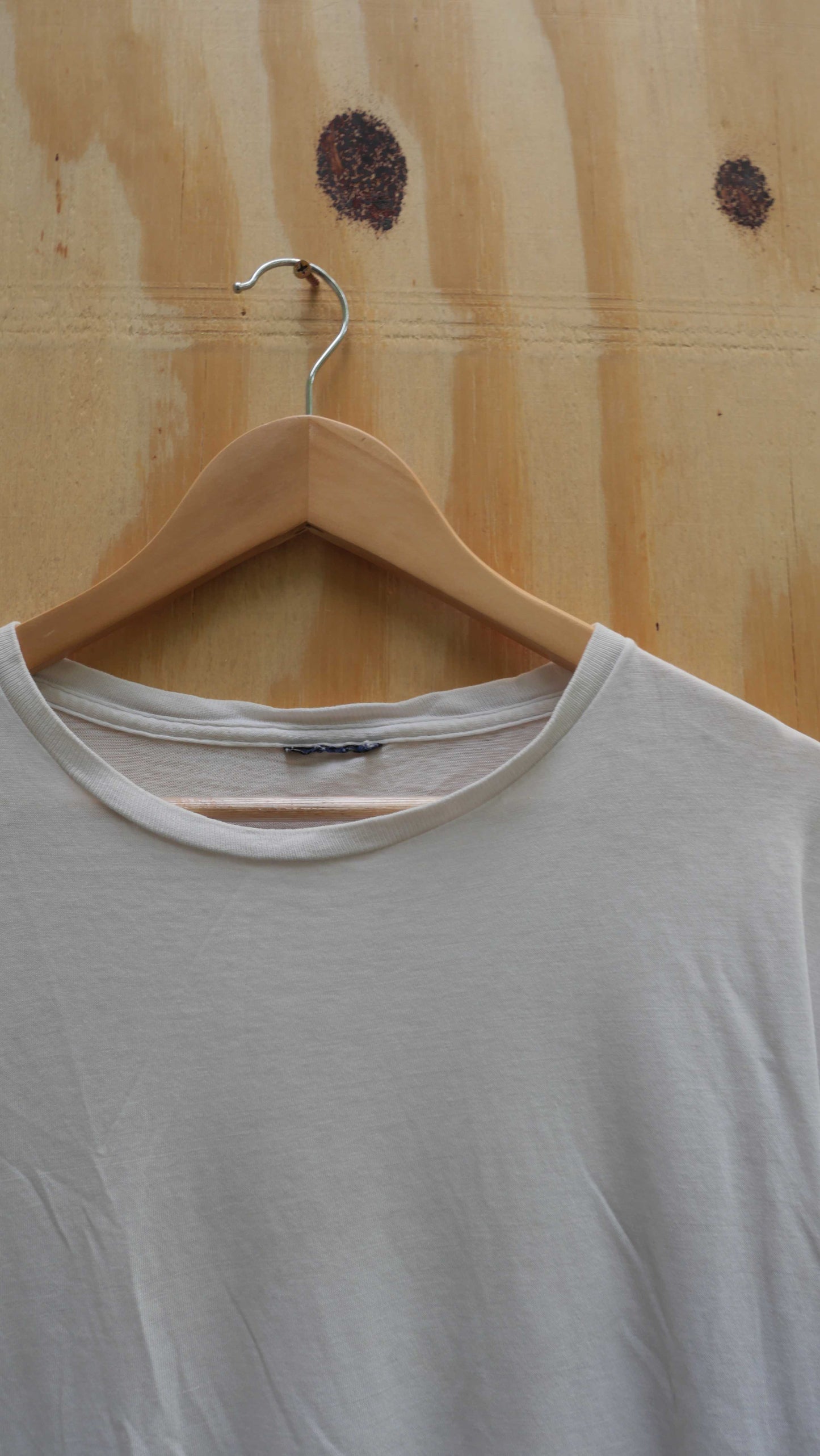 1990s White Blank Tee | L