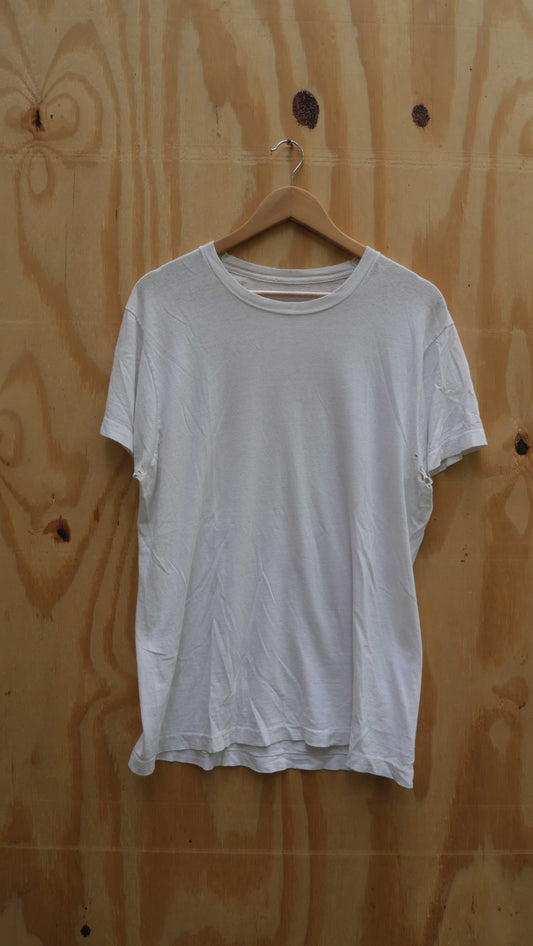1980s White Tee | L
