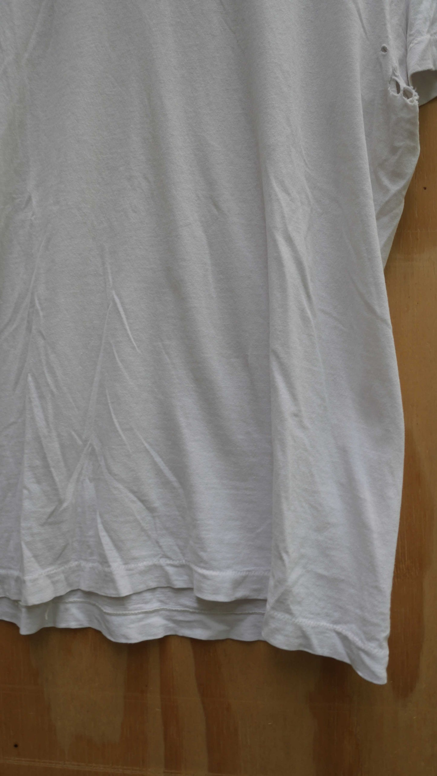 1980s White Tee | L