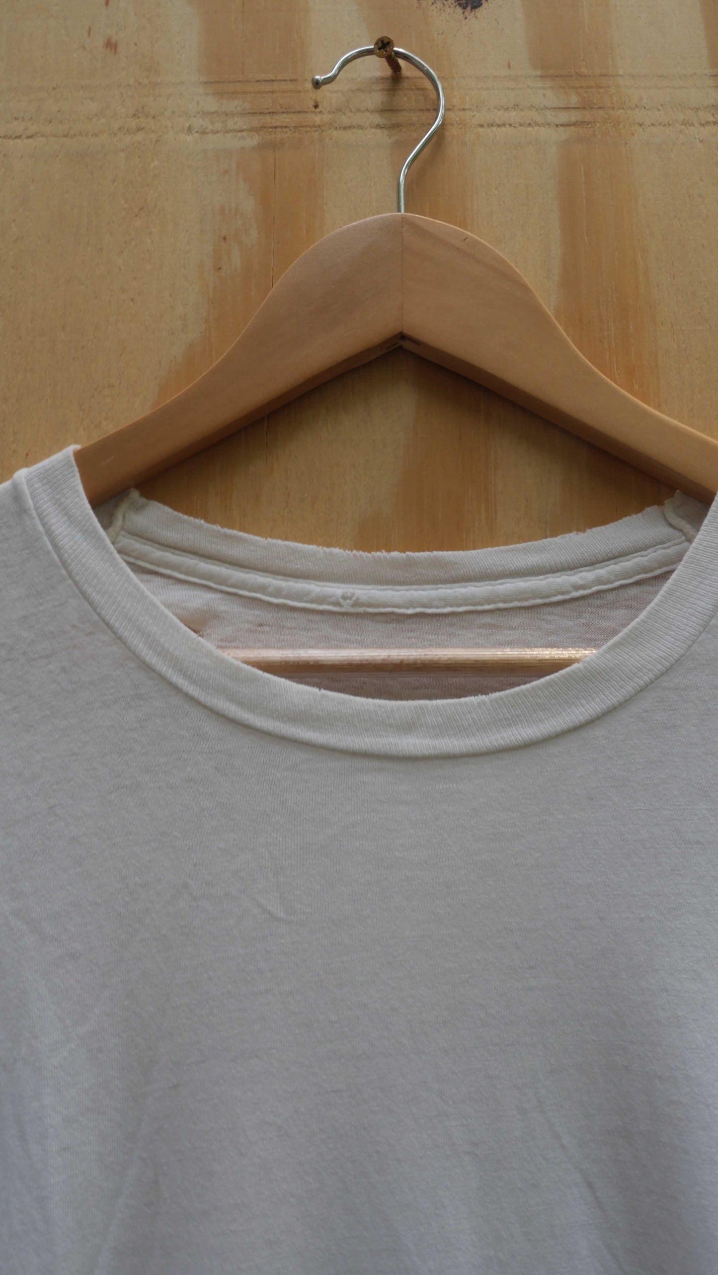 1980s White Tee | L