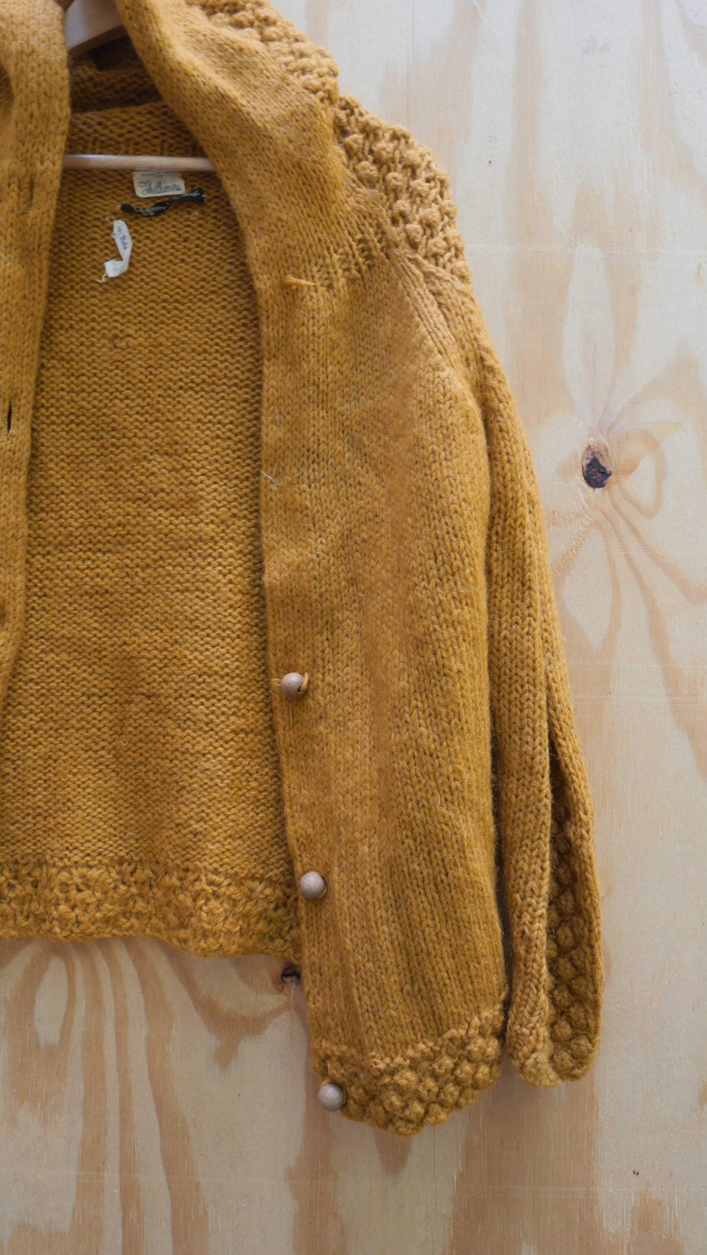 1970s Hooded Knit Sweater | M