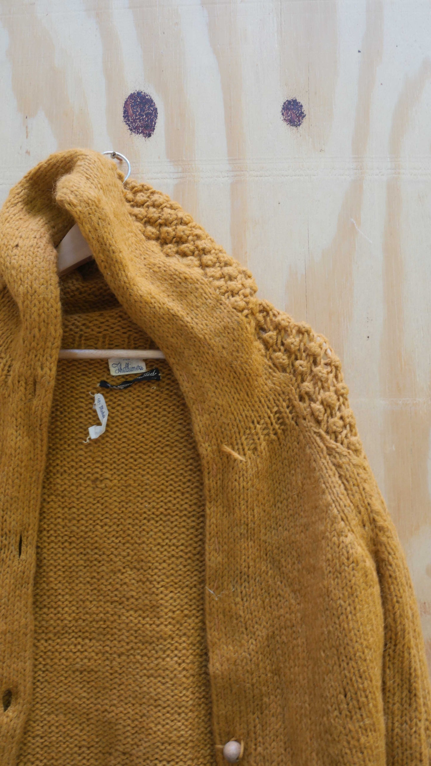 1970s Hooded Knit Sweater | M