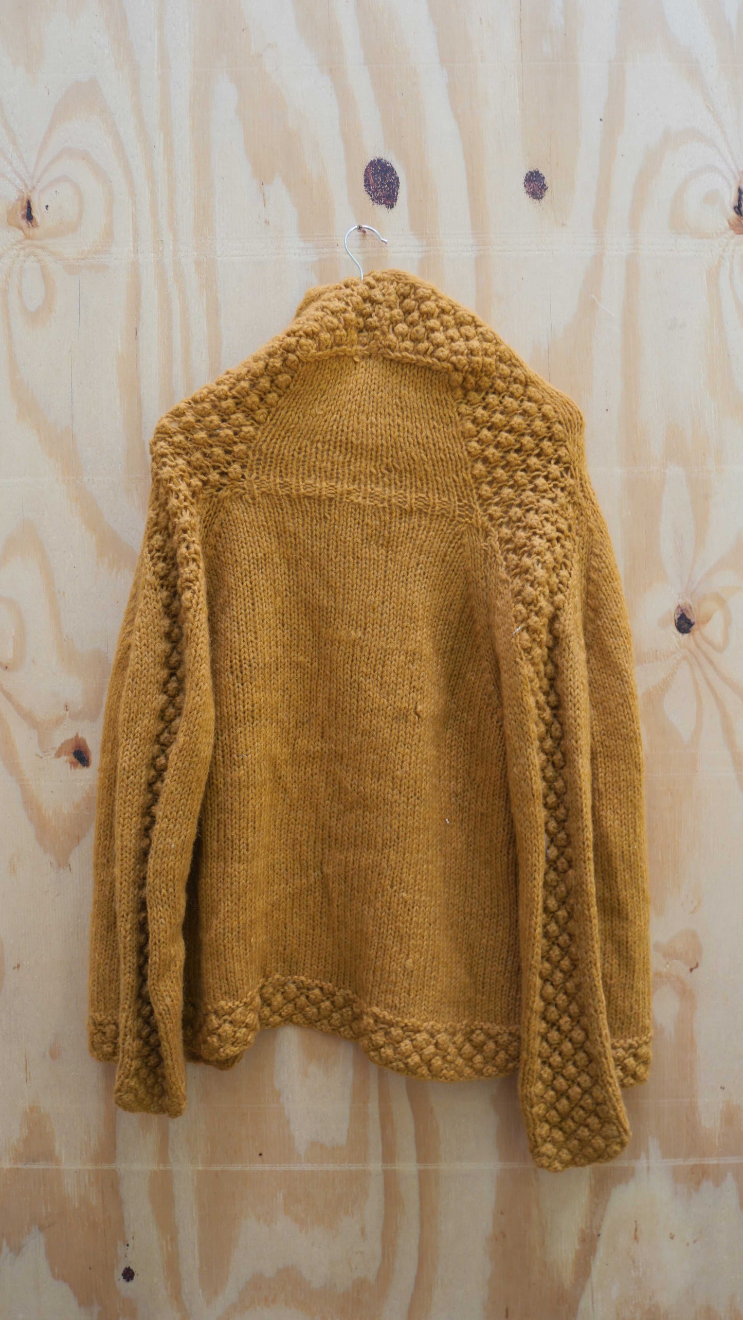 1970s Hooded Knit Sweater | M