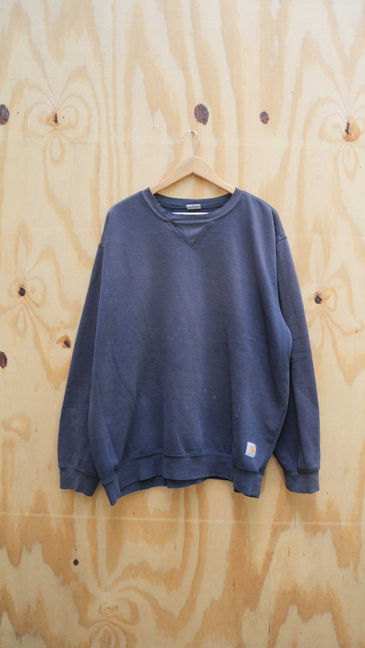 1990s Faded Carhartt Crewneck | XL