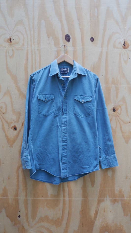 1990s Canvas Wrangler Shirt | M