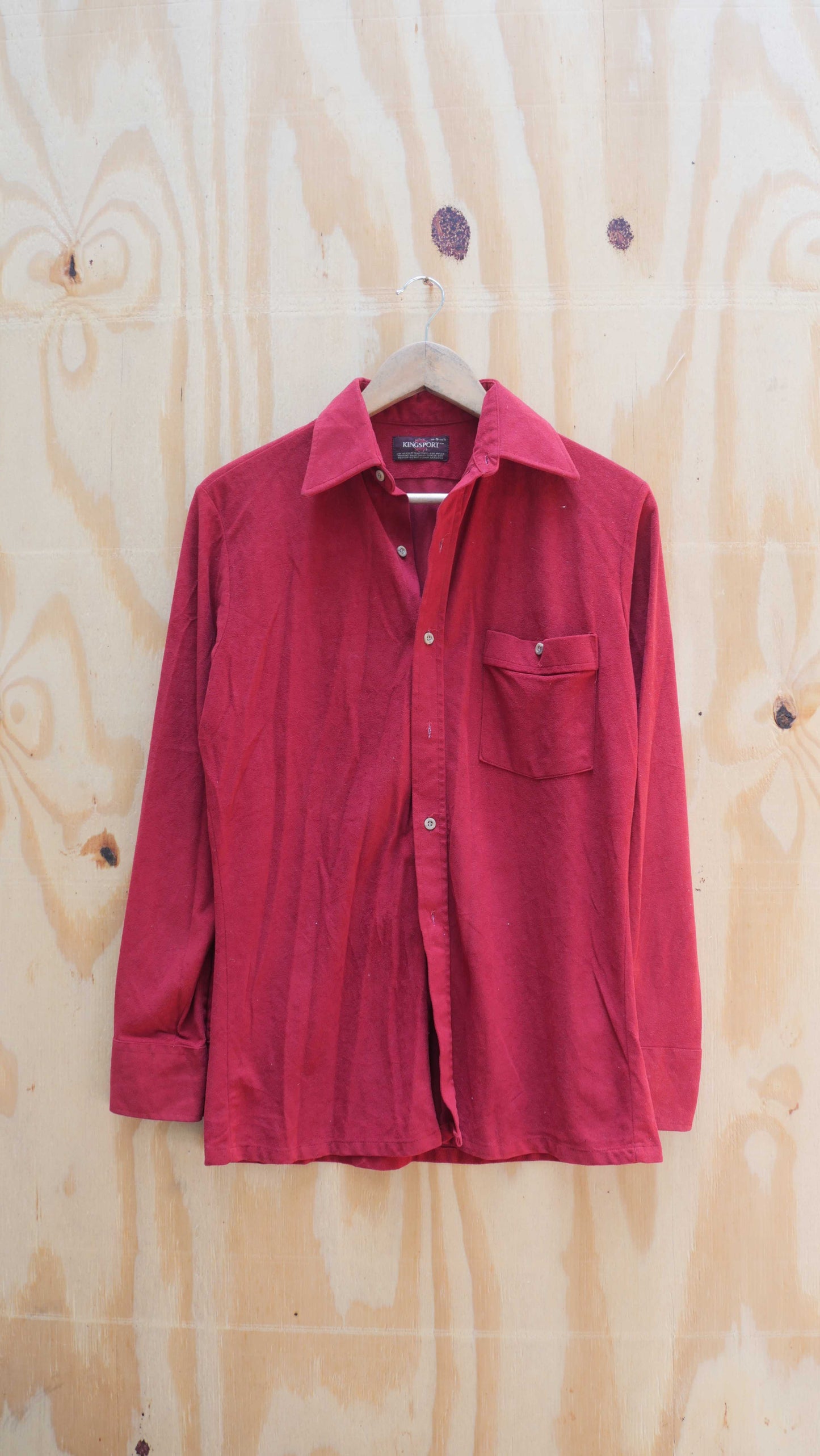 1970s Velour Shirt | S