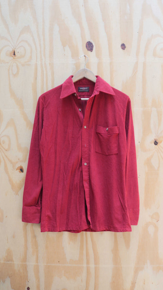 1970s Velour Shirt | S