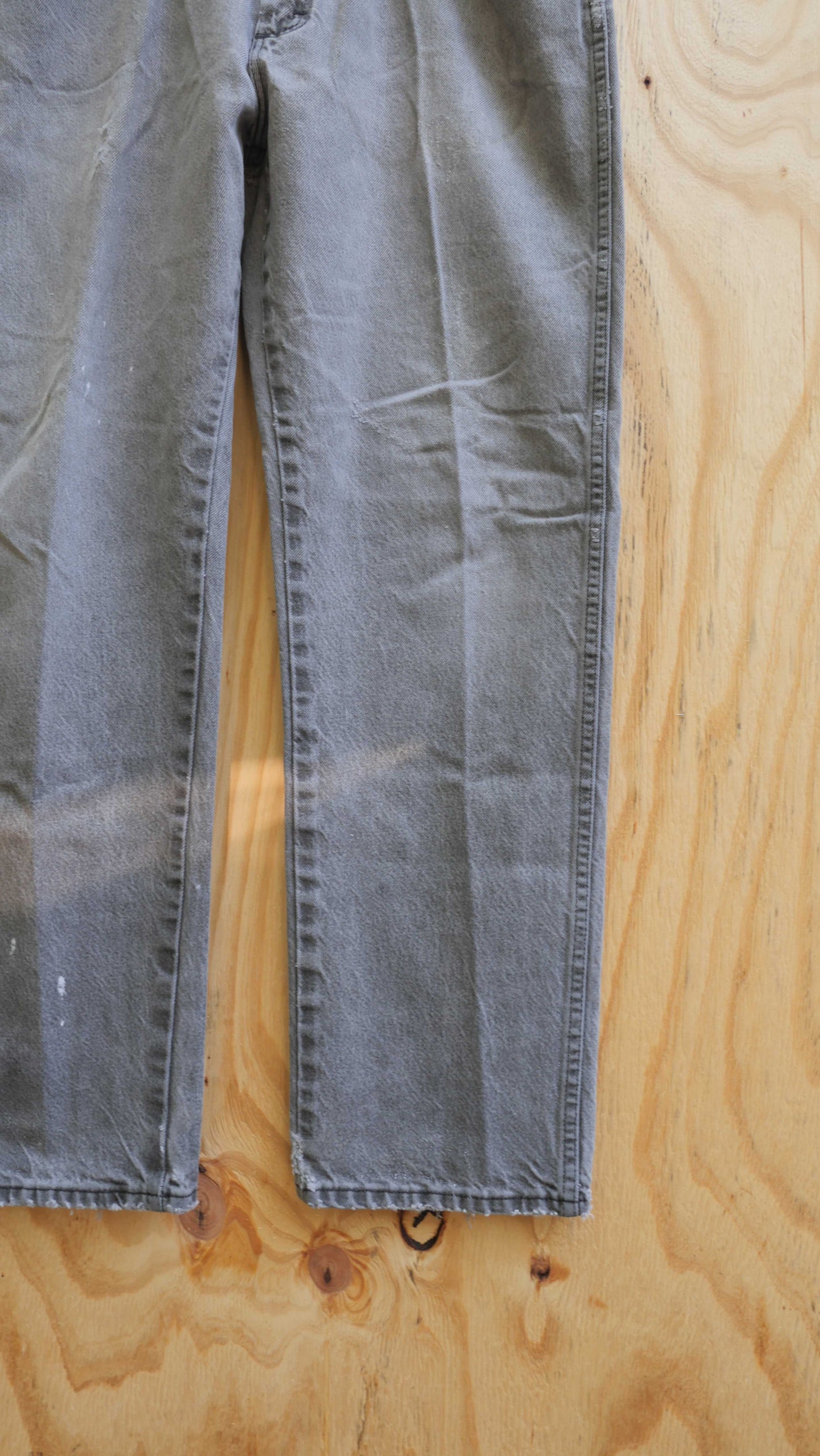 1990s Charcoal Rustler Denim | 36